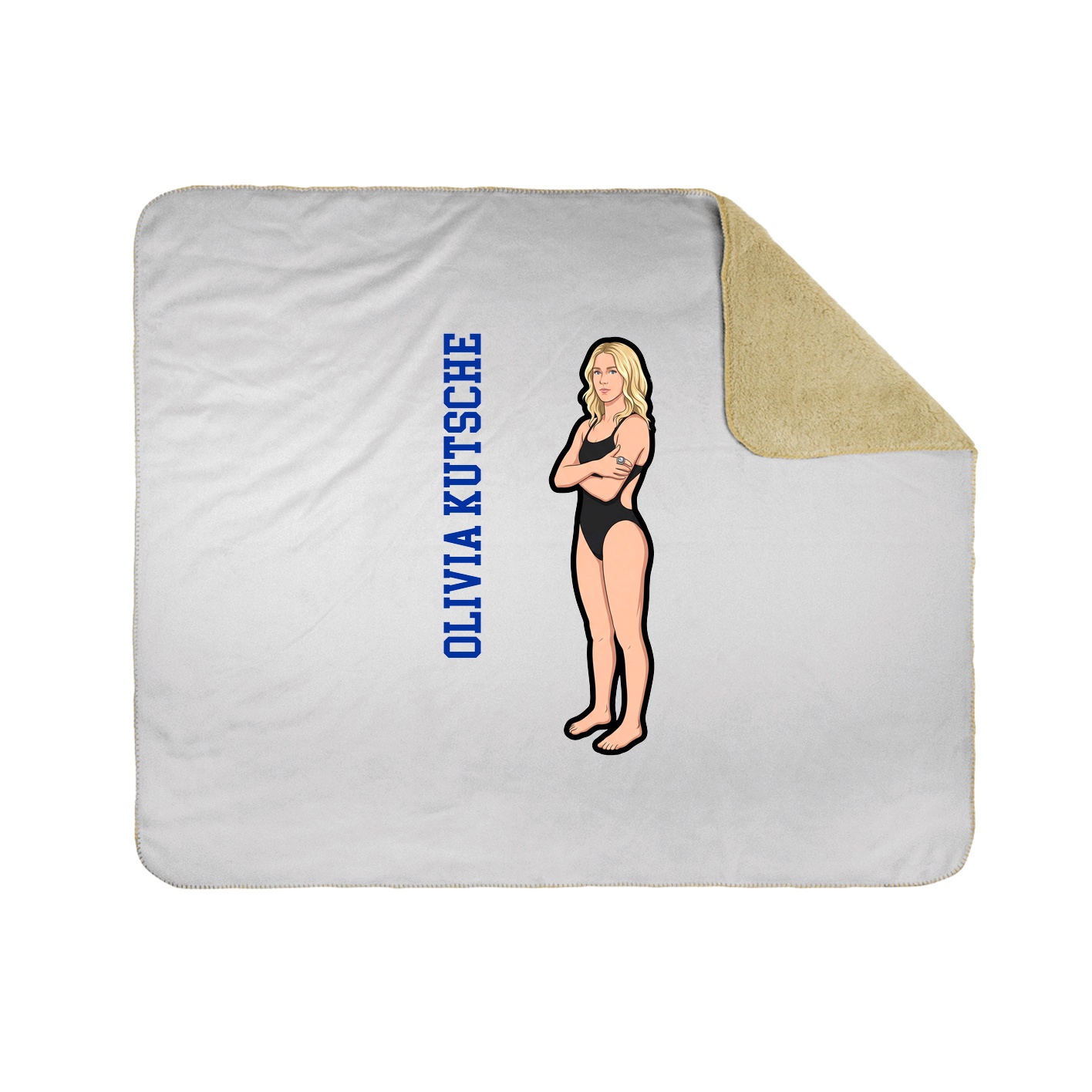 50x60 Sherpa Lined Throw Blanket