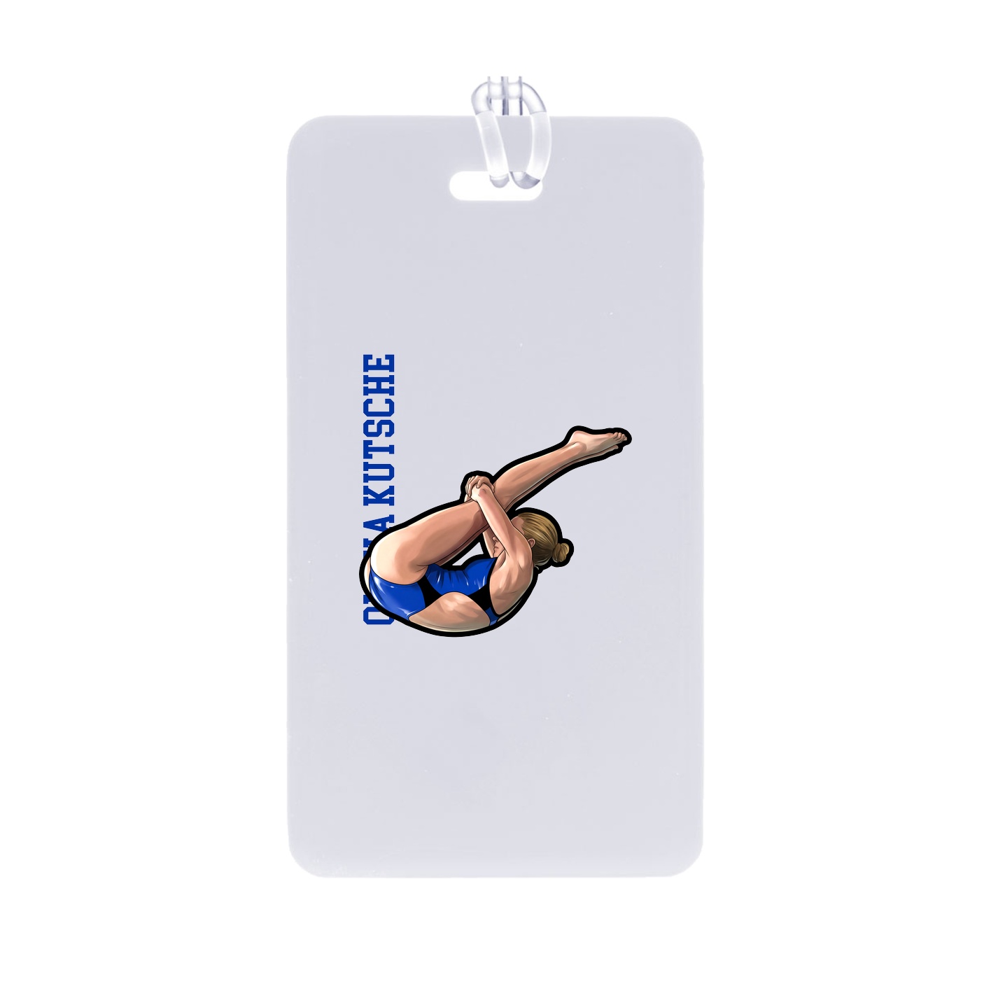 Bag Tag — Name Vertical in Classic