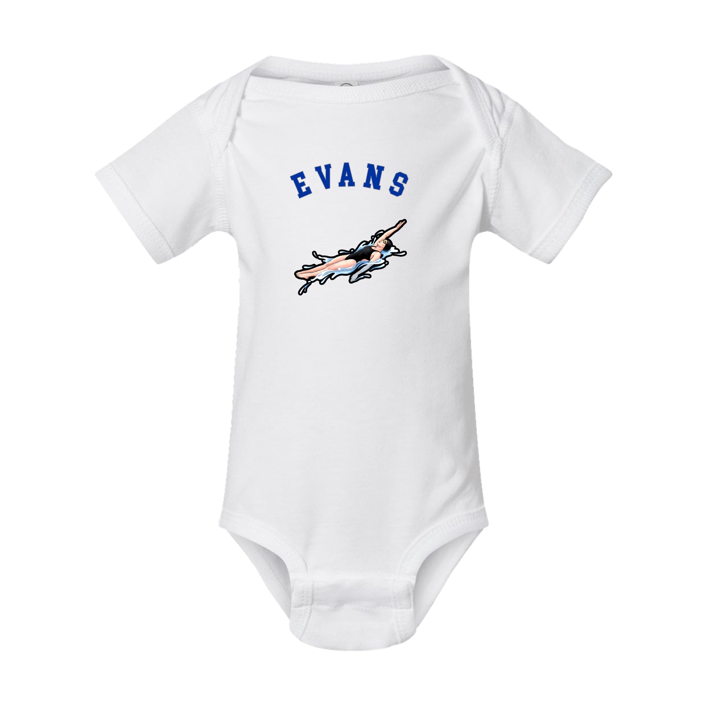 Baby Onesie — Shirsey Arch in White