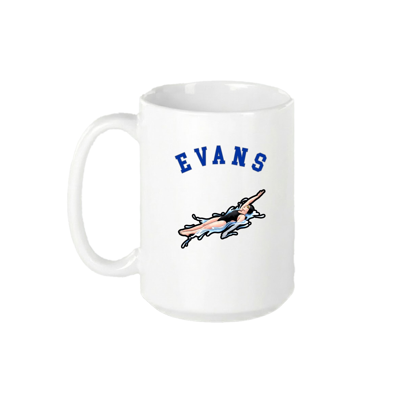 15oz Coffee Mug — Shirsey Arch in White