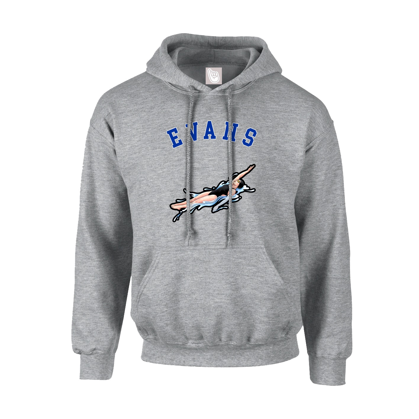 Youth Hoodie — Shirsey Arch in Grey