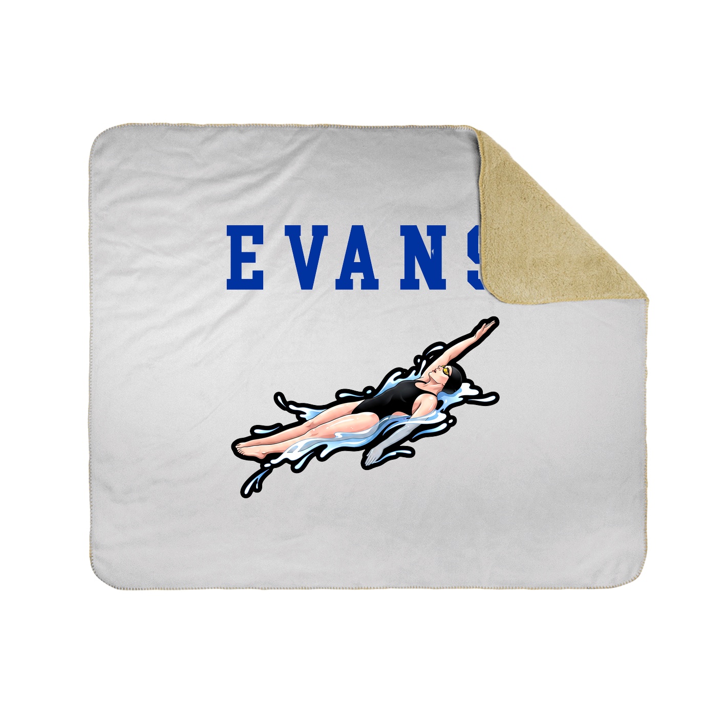 Throw Blanket — Shirsey in White