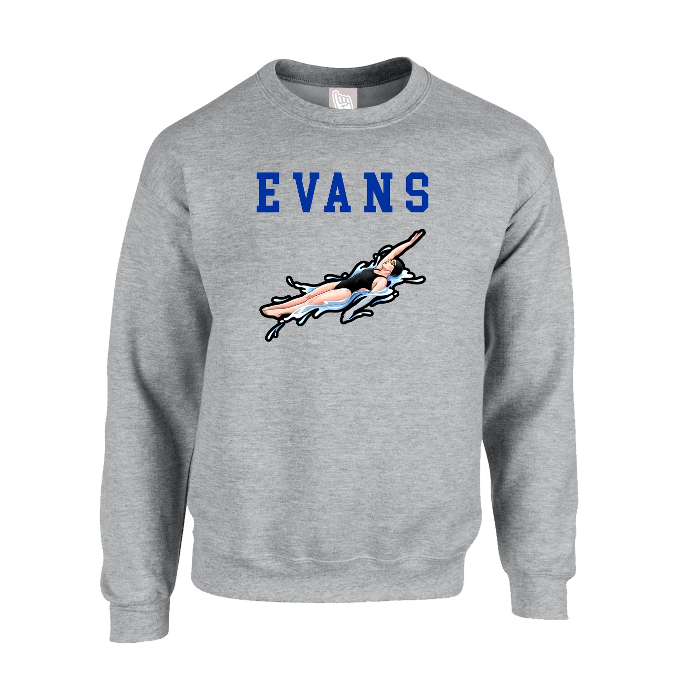 Fleece Crew — Shirsey in Grey