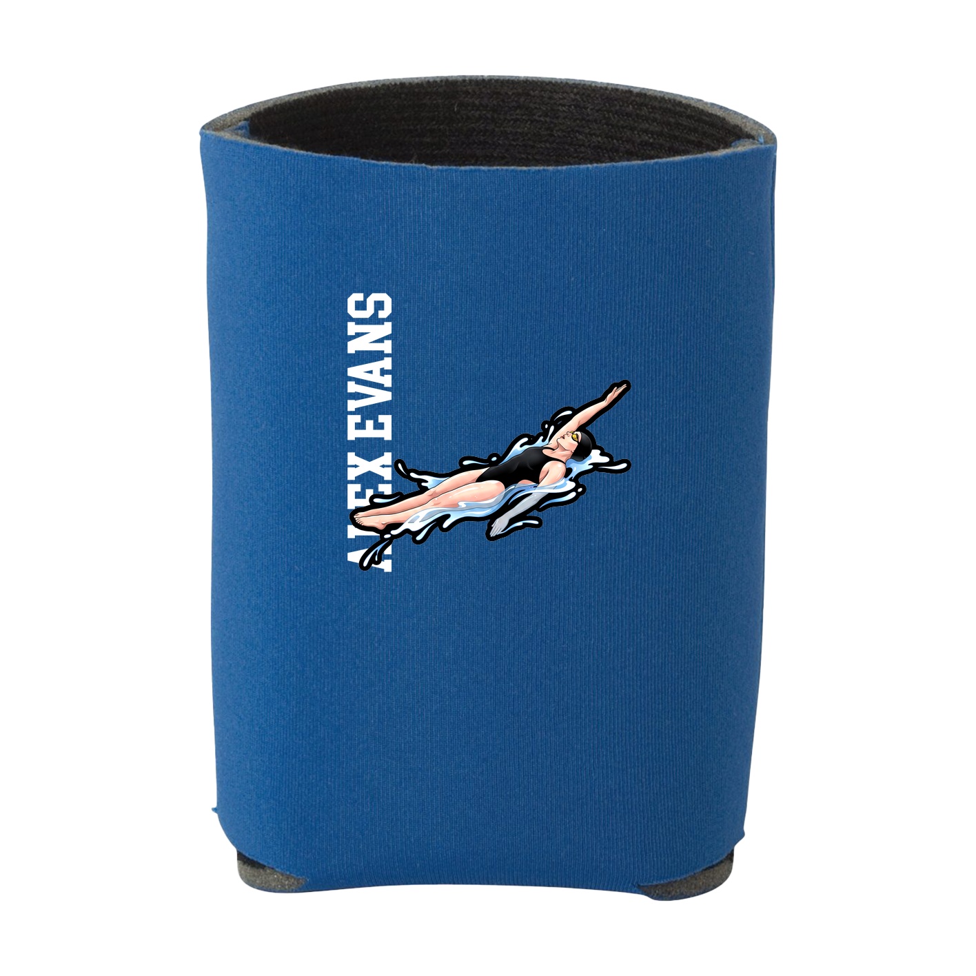 Can Holder — Name Vertical in Royal