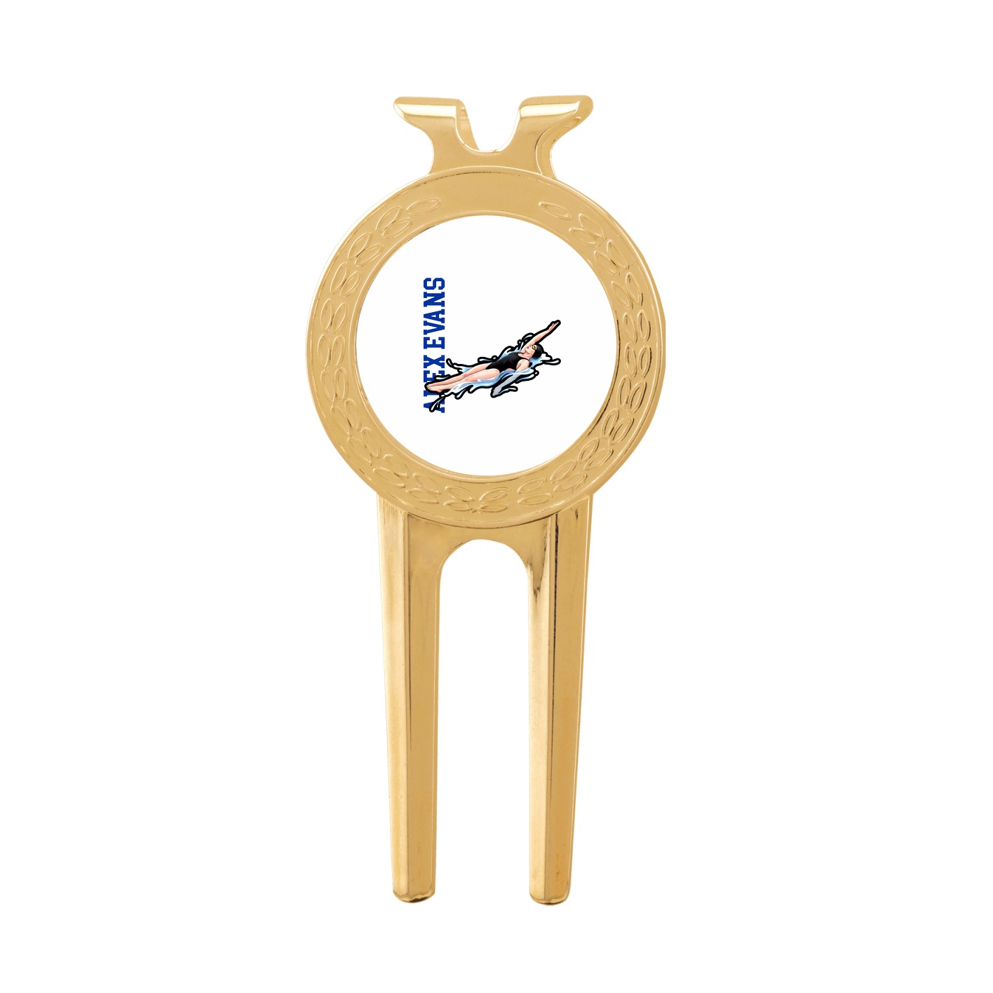 Divot Tool with Ball Marker — Name Vertical in Classic