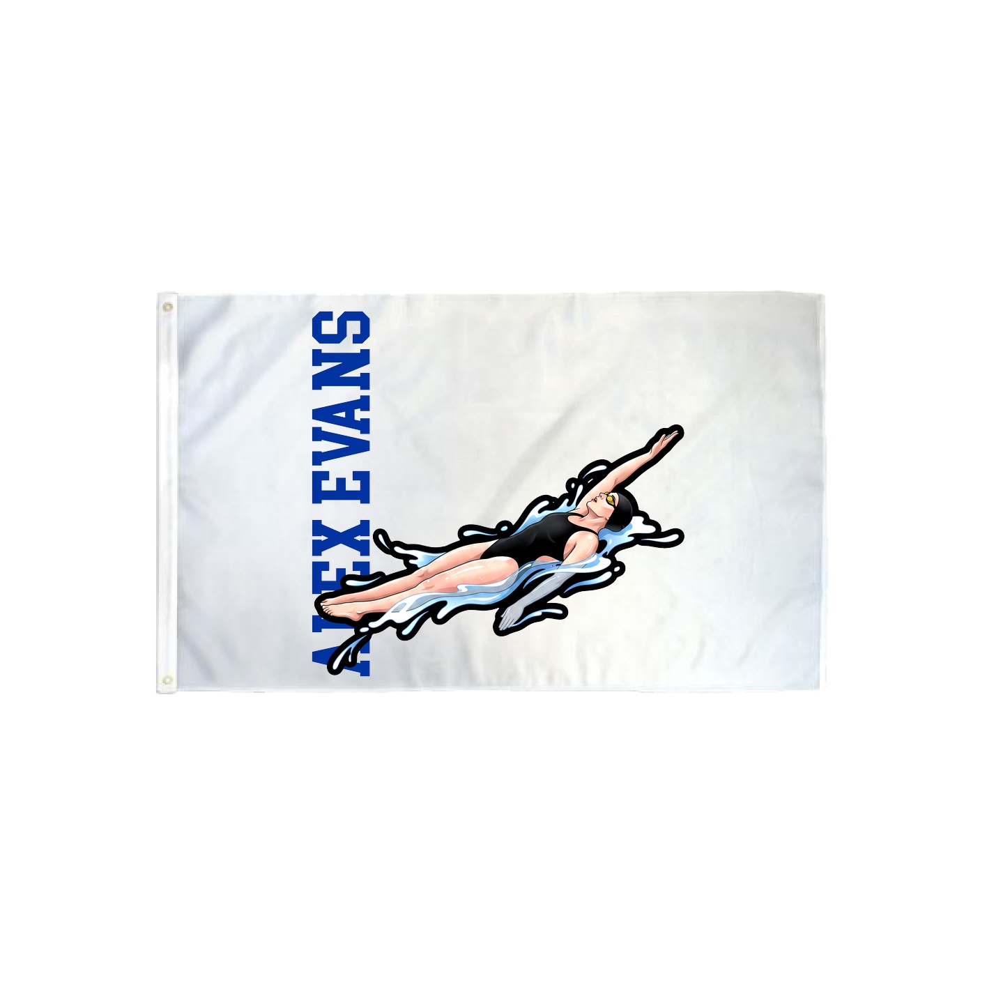 3x5 Flag — Name Vertical in Classic