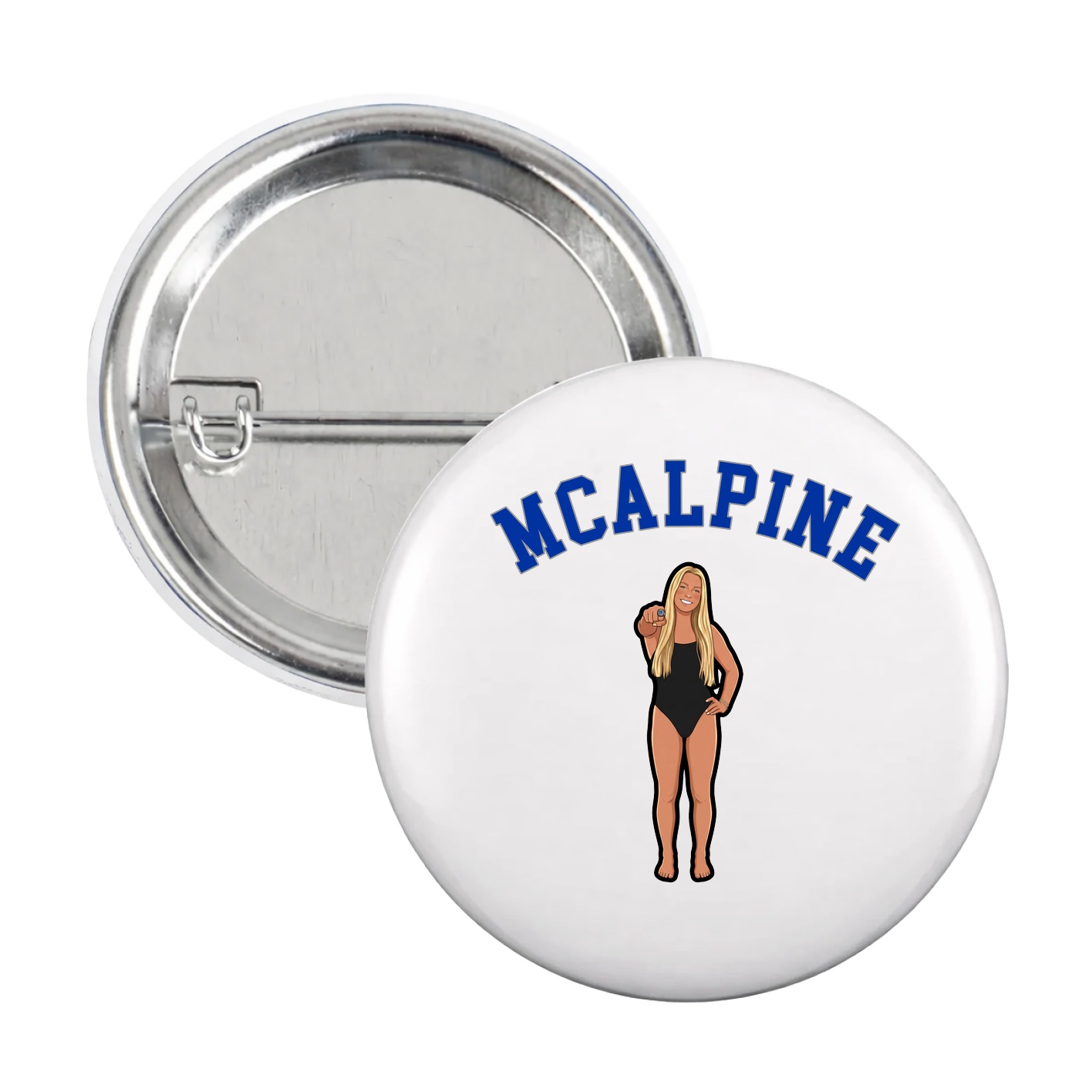 Game Day Button — Shirsey Arch in White