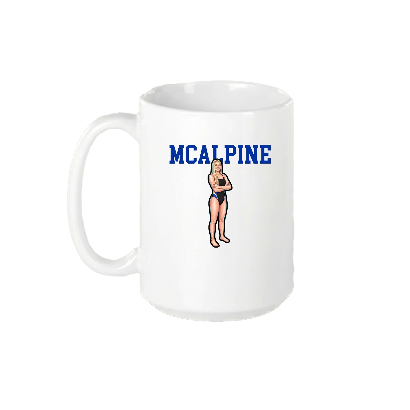 15oz Coffee Mug — Shirsey in White