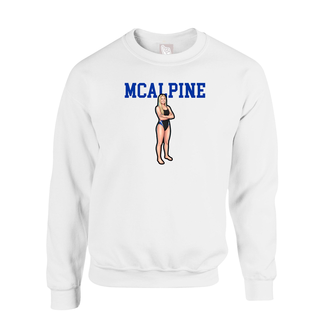 Fleece Crew — Shirsey in White