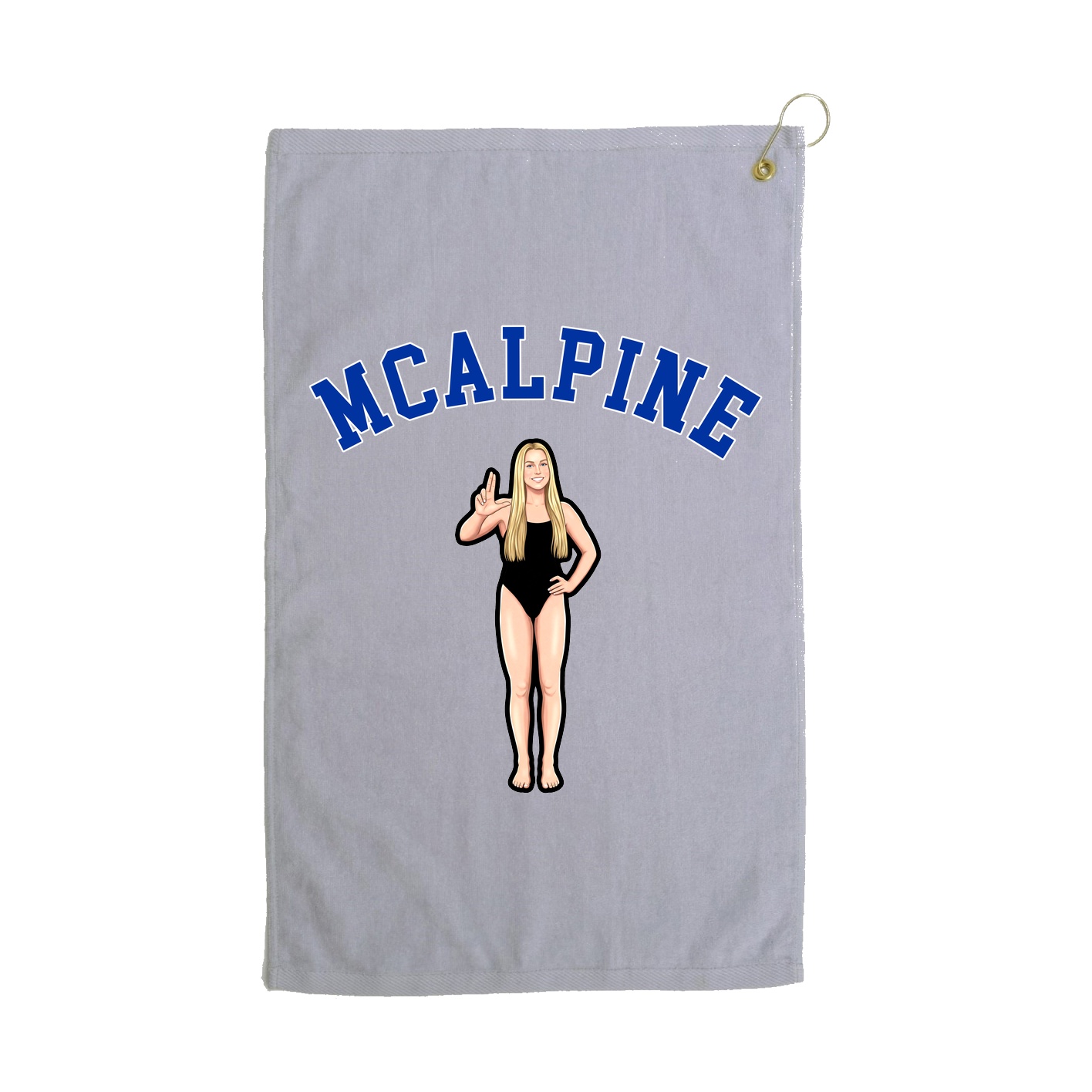 Golf Towel — Shirsey Arch in Grey
