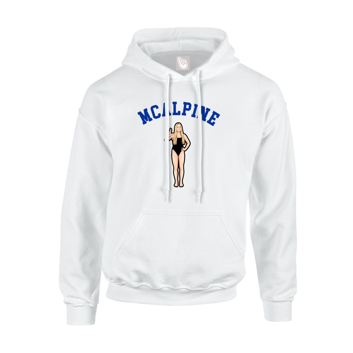 Youth Hoodie — Shirsey Arch in White