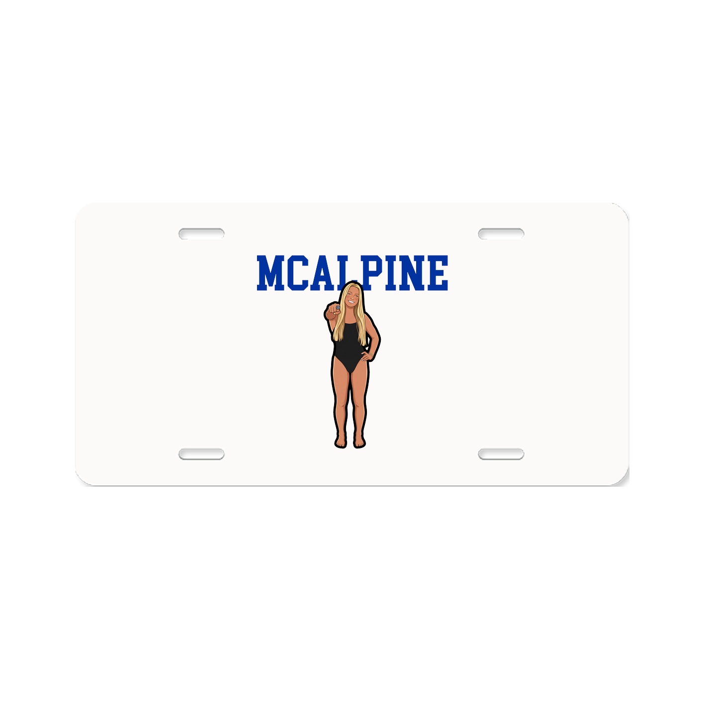 License Plate — Shirsey in Classic
