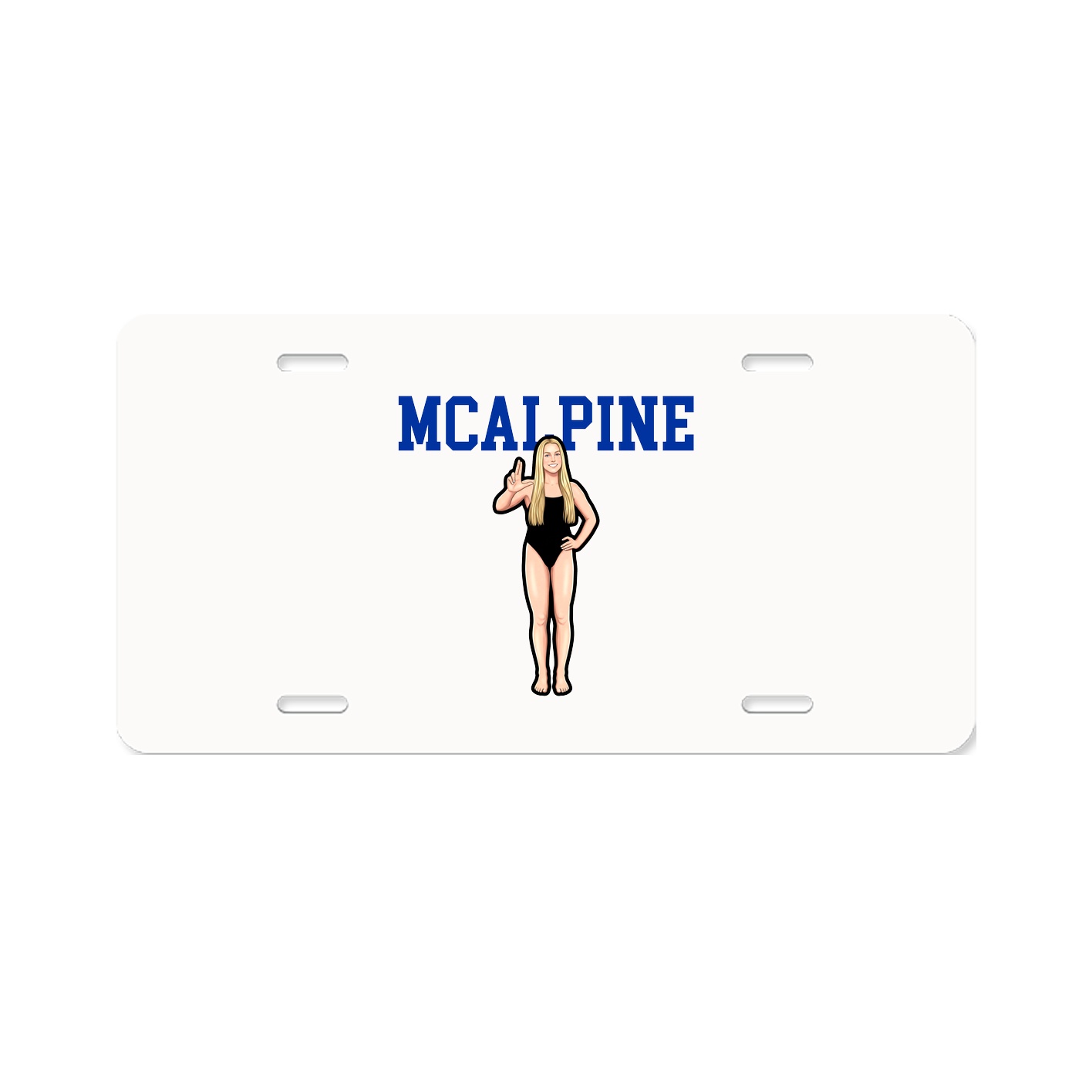 License Plate — Shirsey in Classic