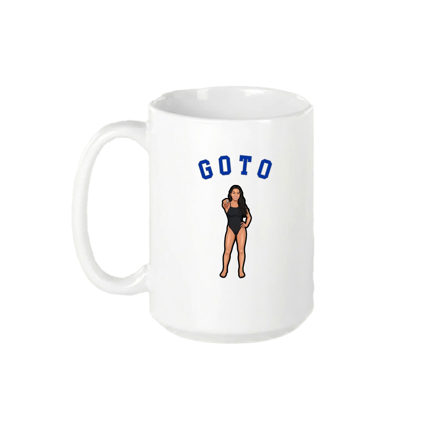 15oz Coffee Mug — Shirsey Arch in White