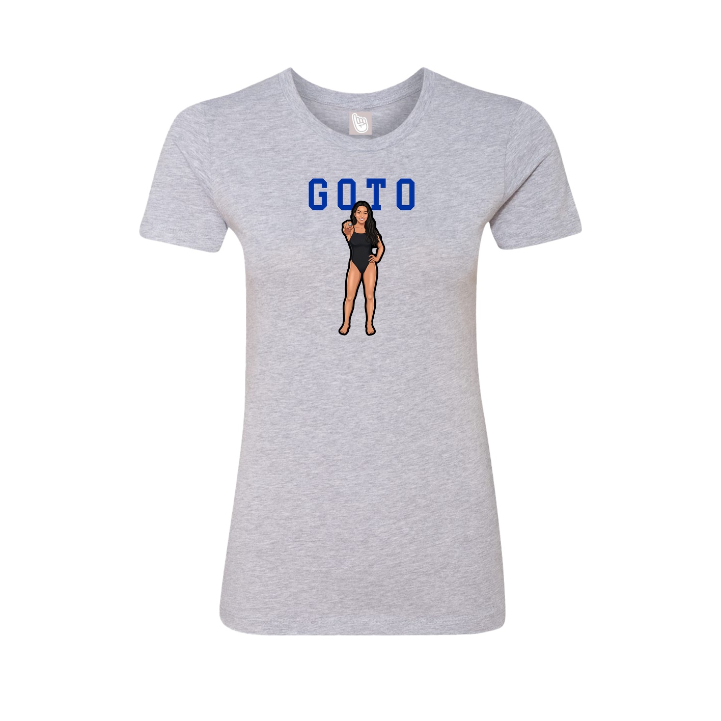 Fitted Women's Tee — Shirsey in Grey