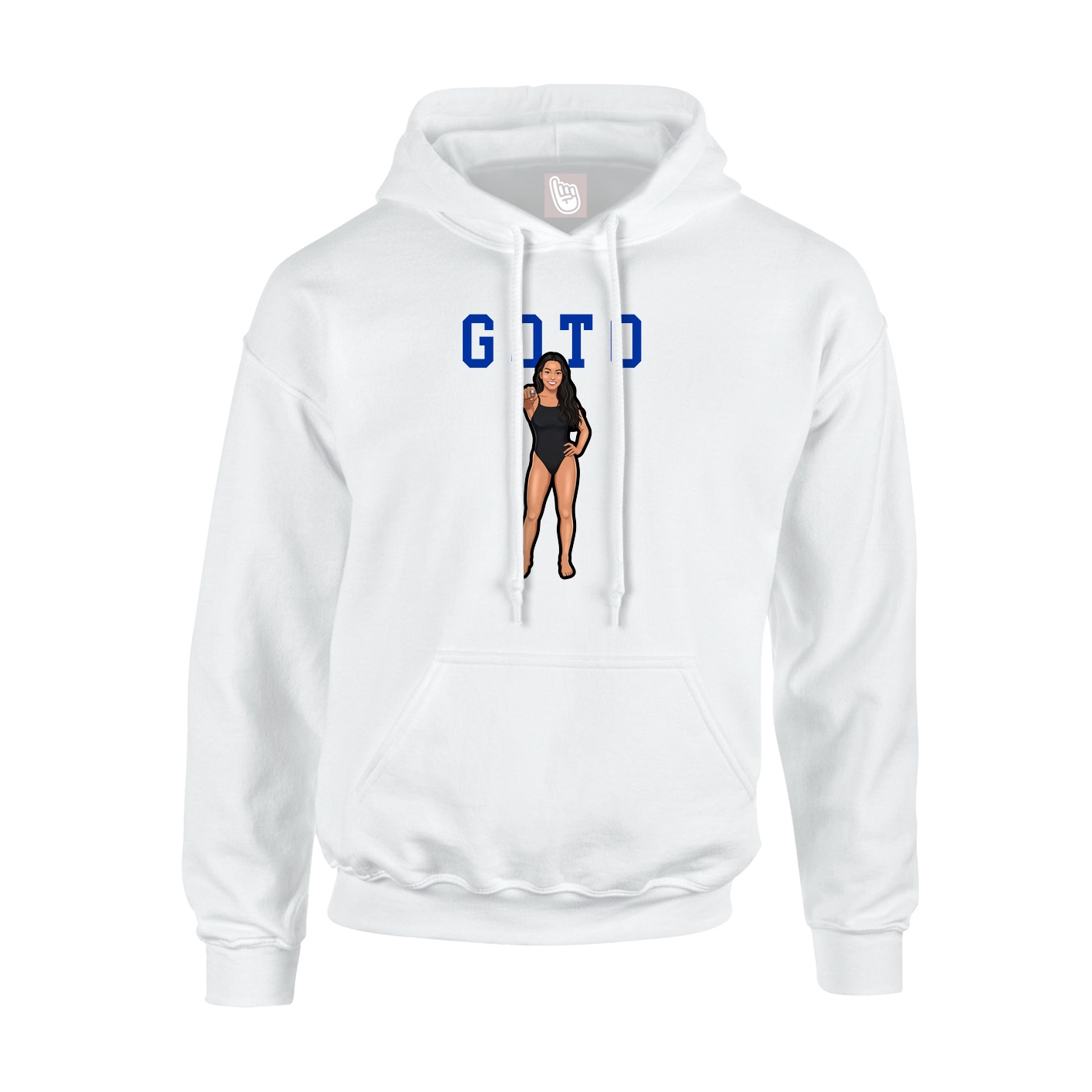Hoodie — Shirsey in White