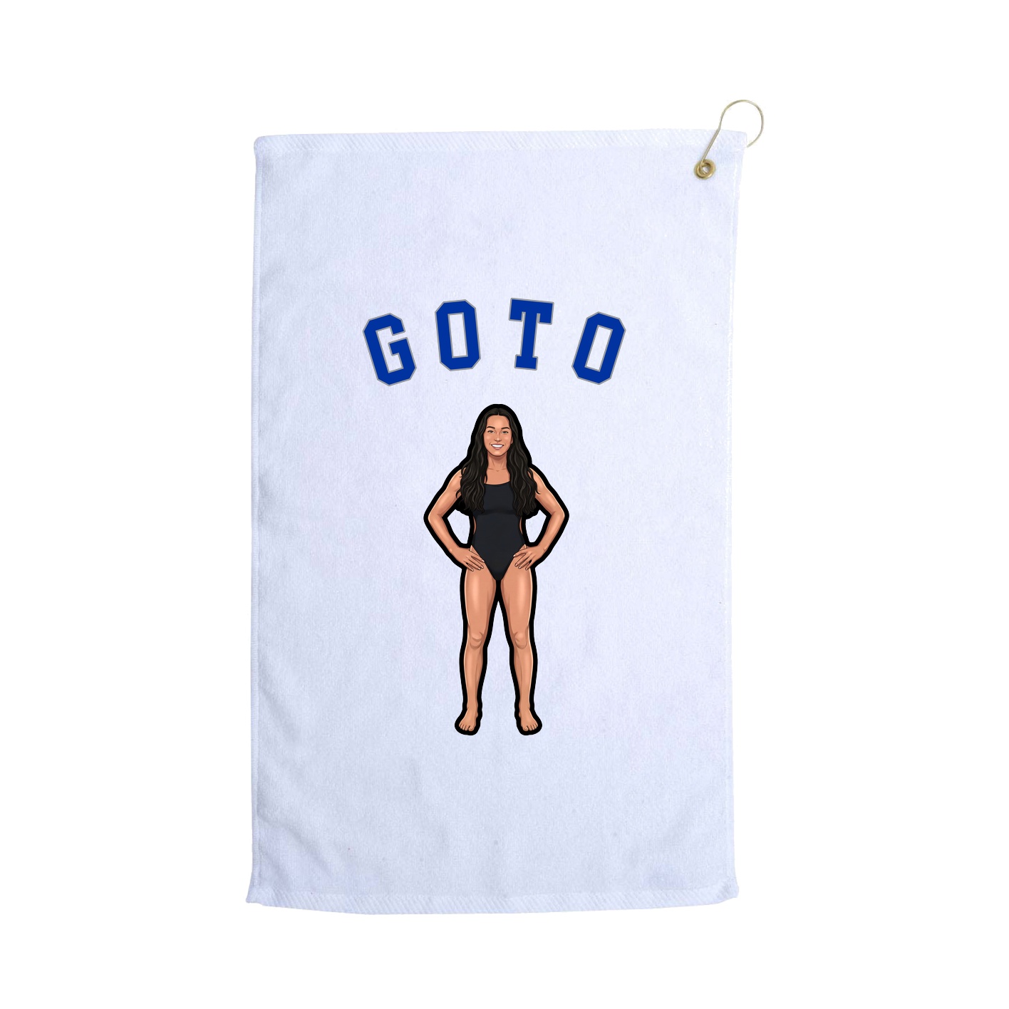 Golf Towel — Shirsey Arch in White