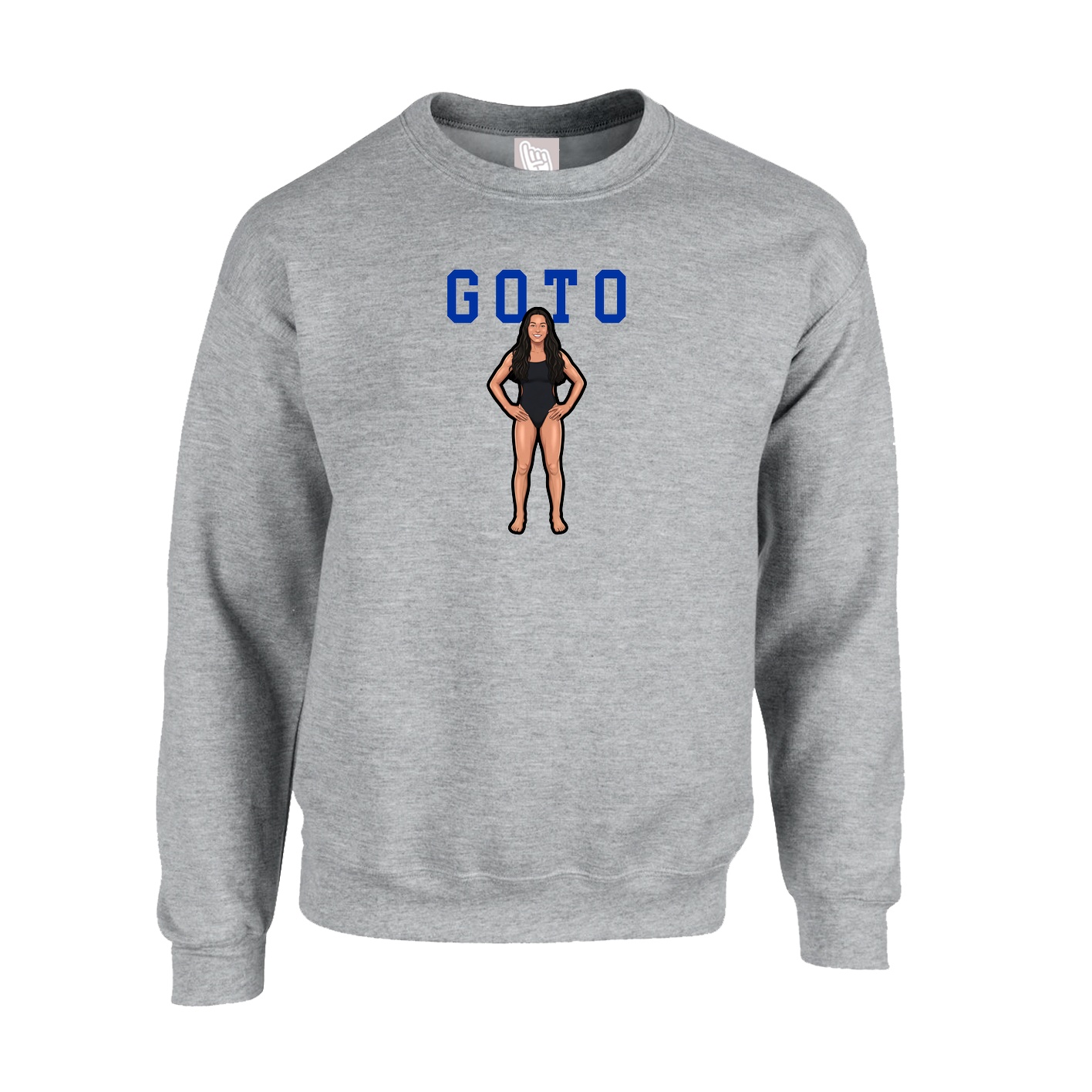 Fleece Crew — Shirsey in Grey