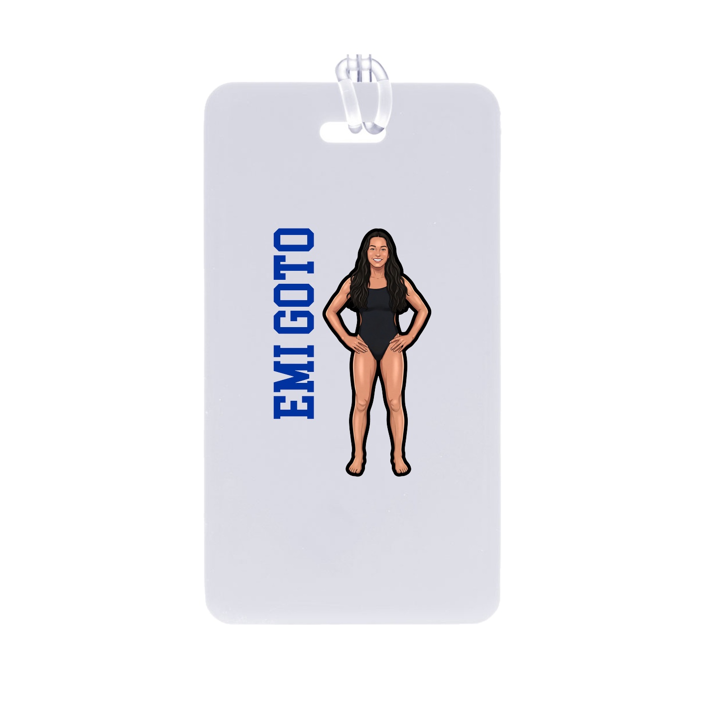 Bag Tag — Name Vertical in Classic