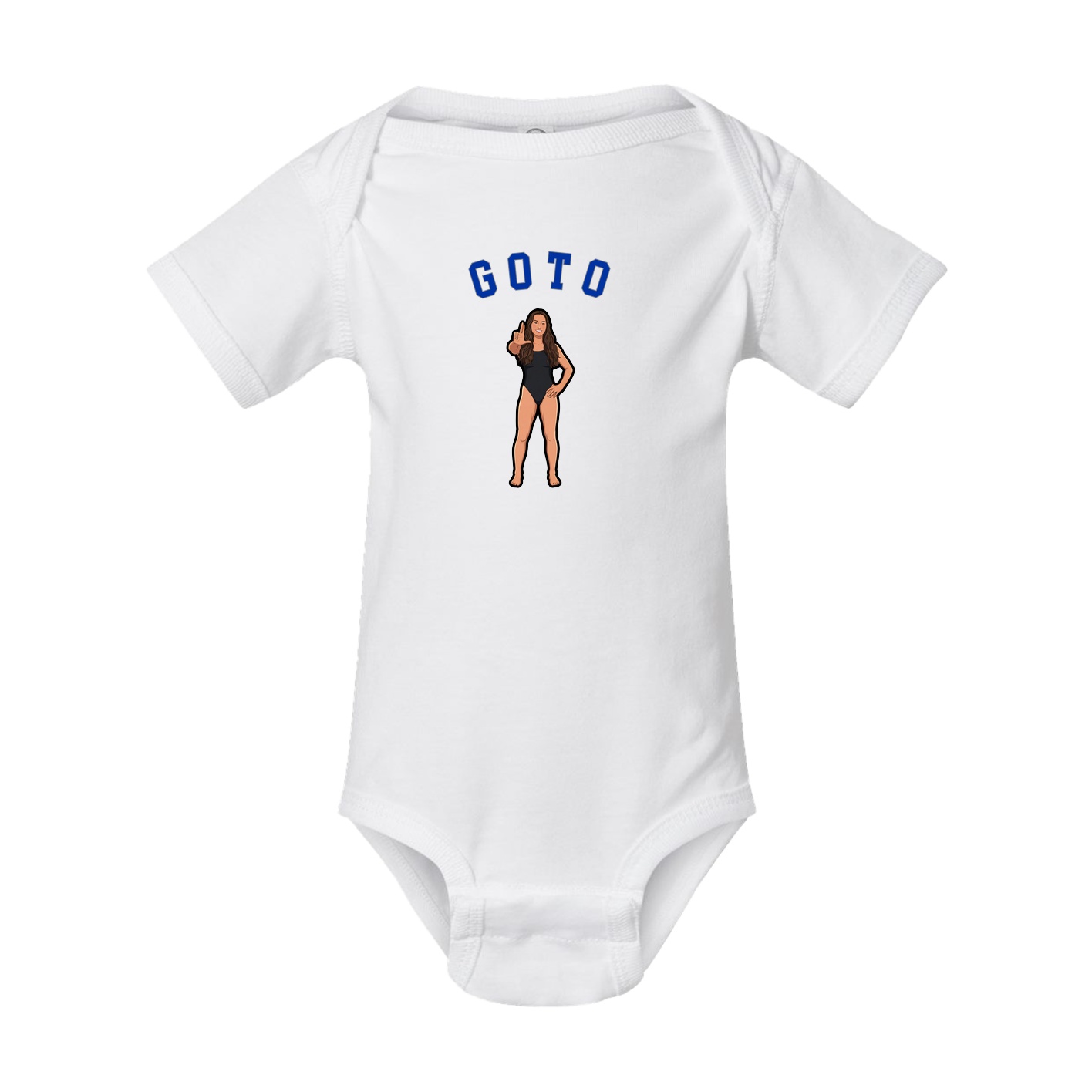 Baby Onesie — Shirsey Arch in White