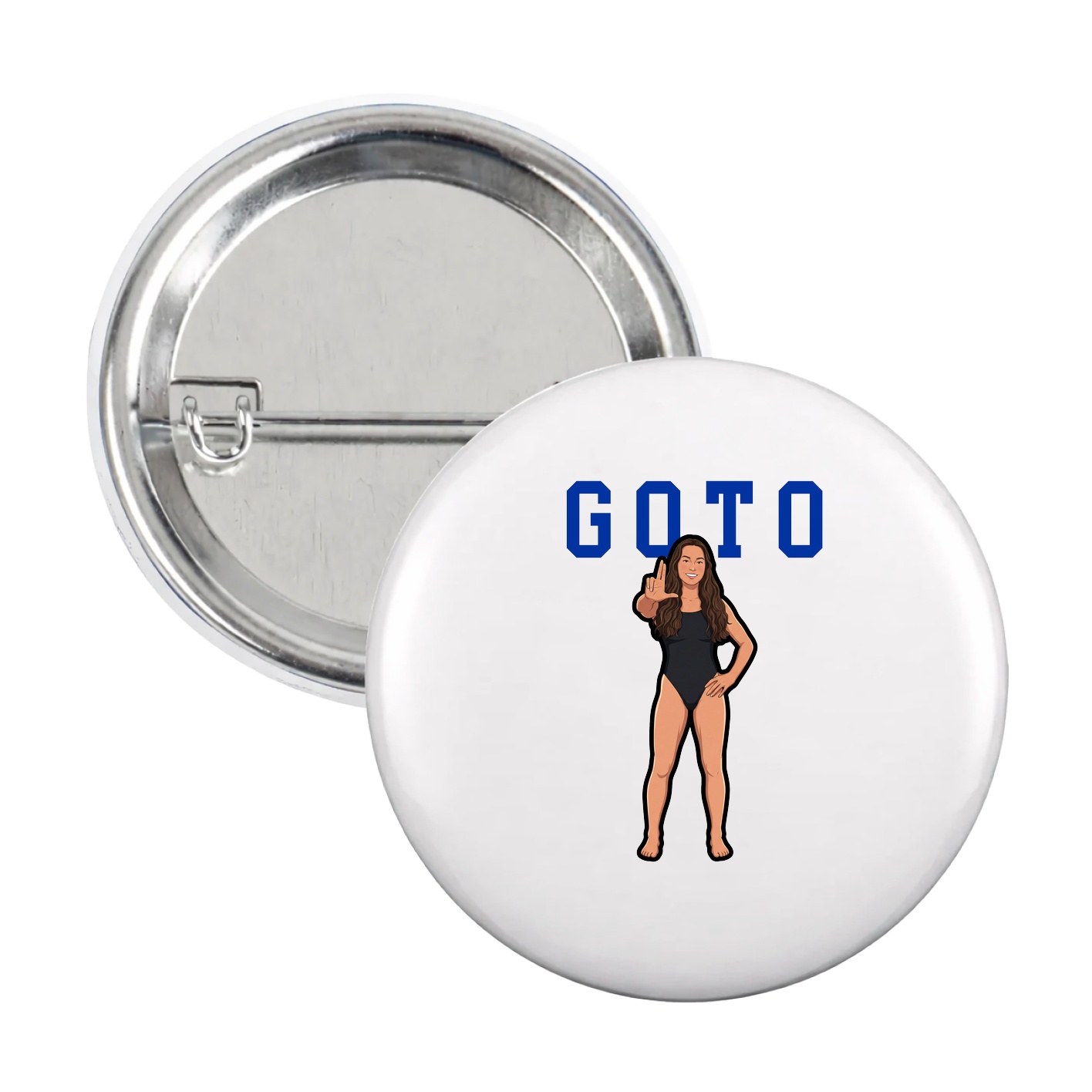 Game Day Button — Shirsey in White