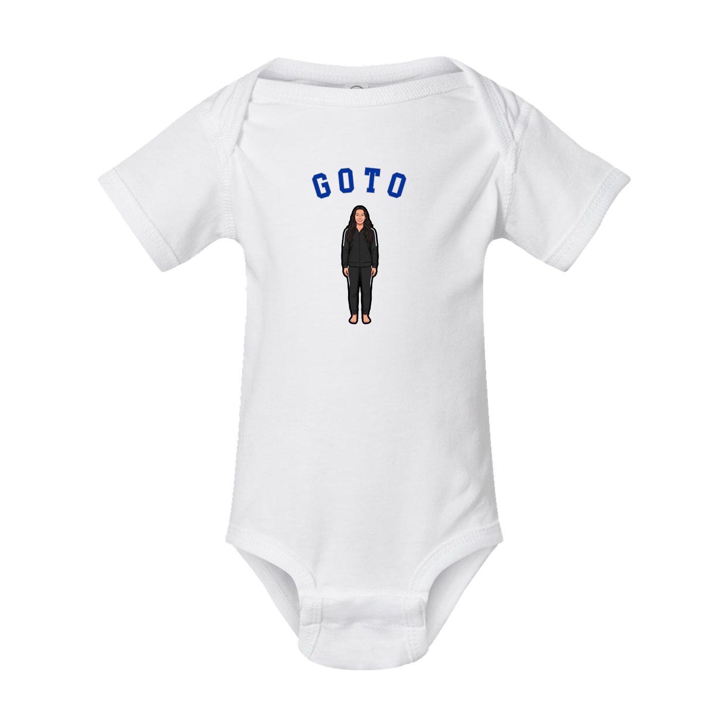 Baby Onesie — Shirsey Arch in White