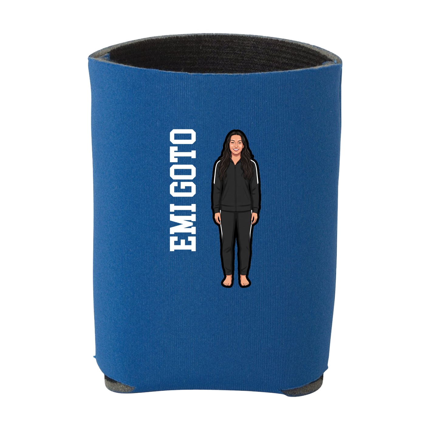 Can Holder — Name Vertical in Royal
