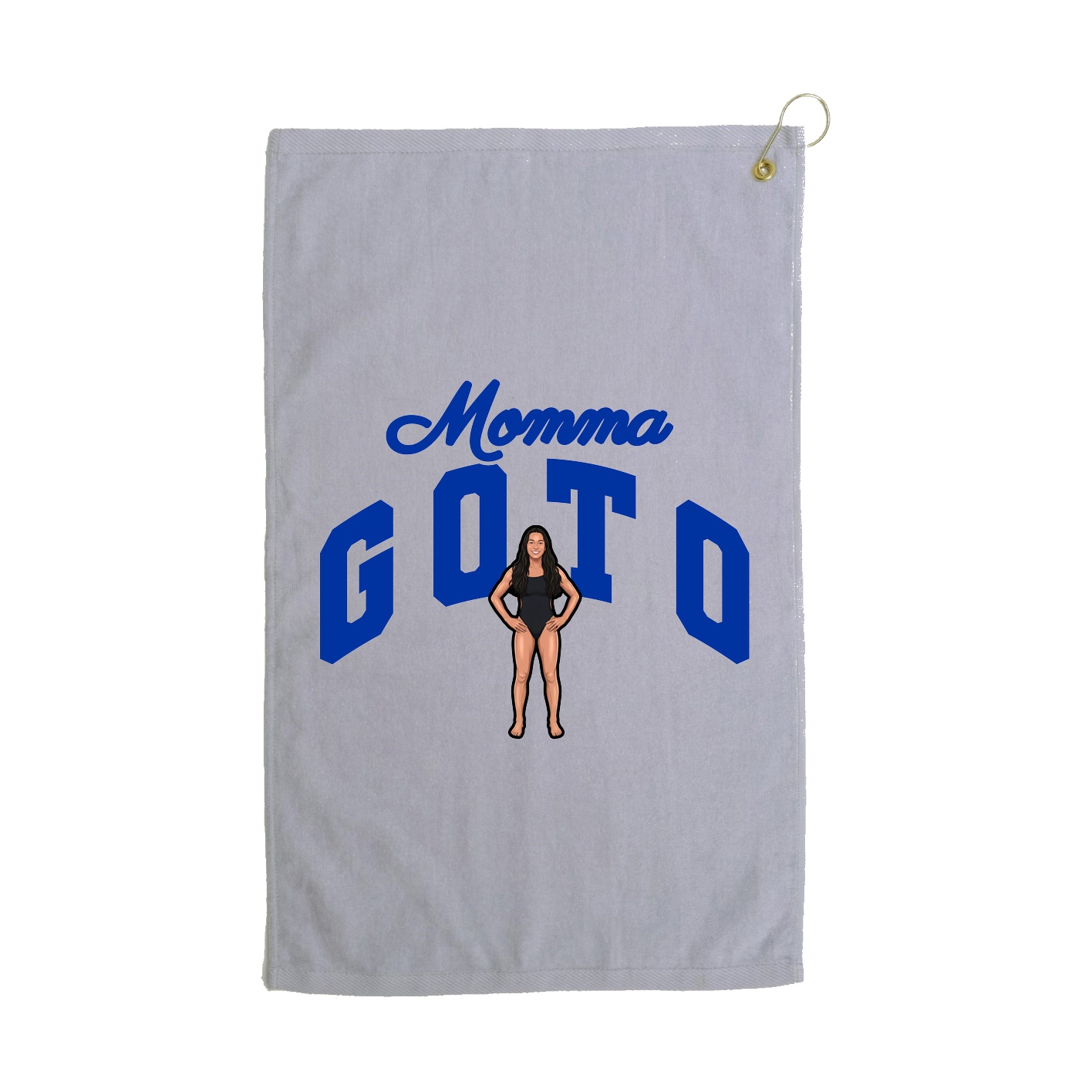 Golf Towel — Mothers Day Arch in Grey