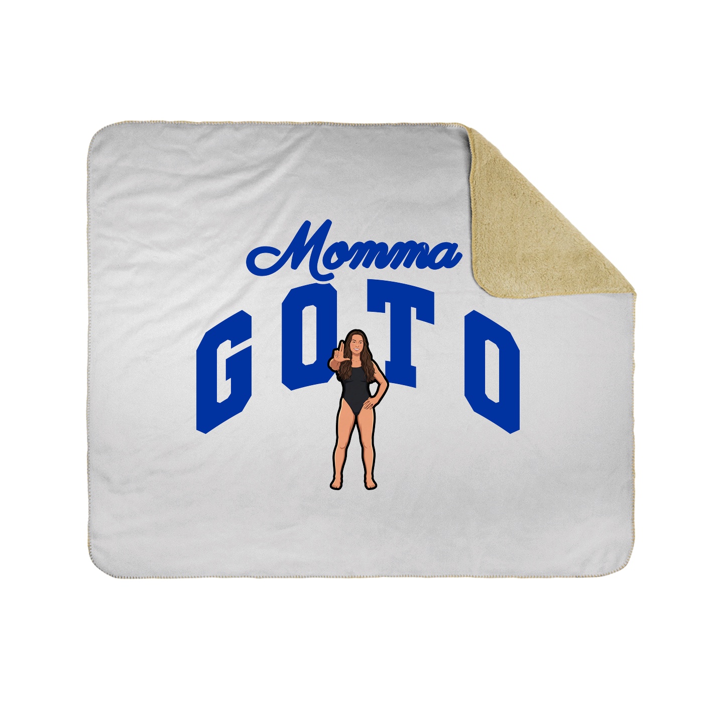 Throw Blanket — Mothers Day Arch in White