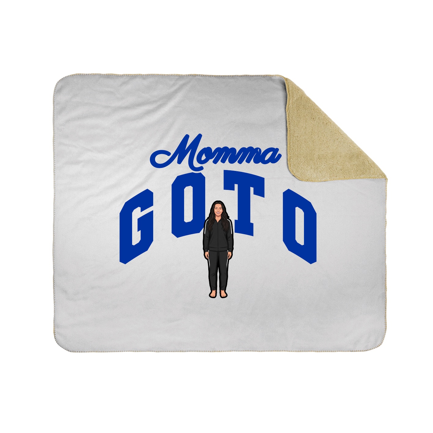Throw Blanket — Mothers Day Arch in White