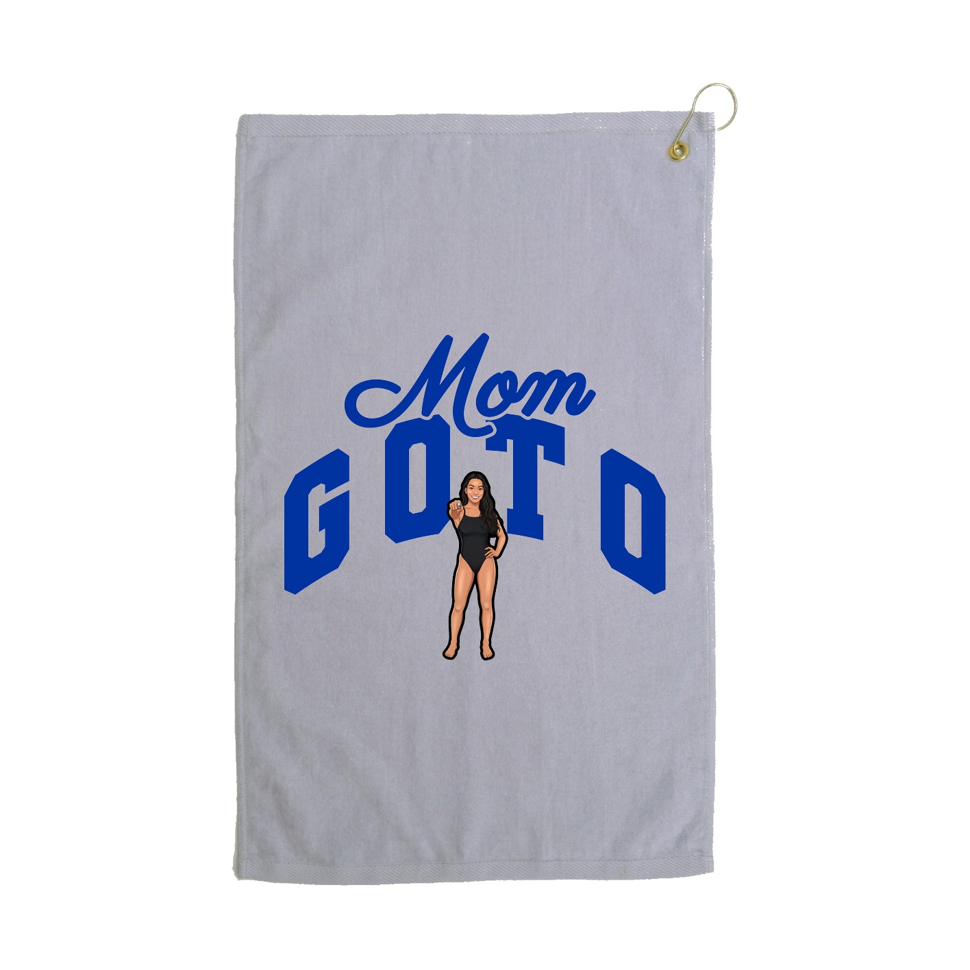 Golf Towel — Mothers Day Arch in Grey