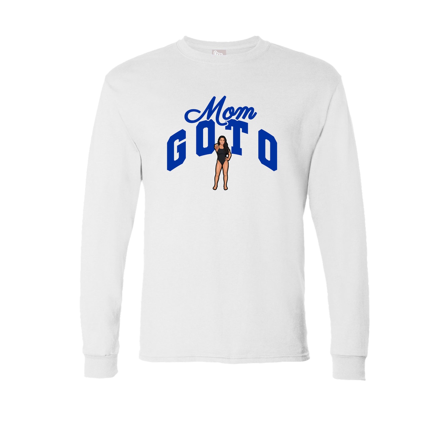Long Sleeve Tee — Mothers Day Arch in White
