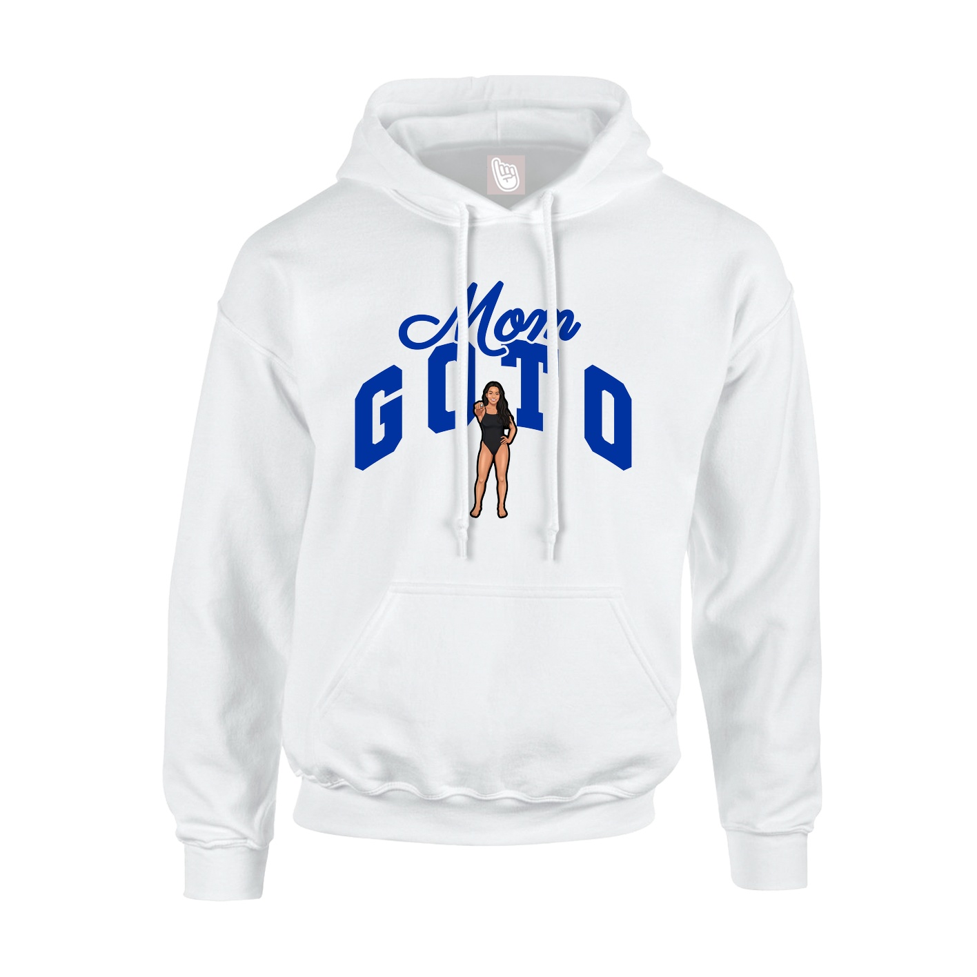 Hoodie — Mothers Day Arch in White