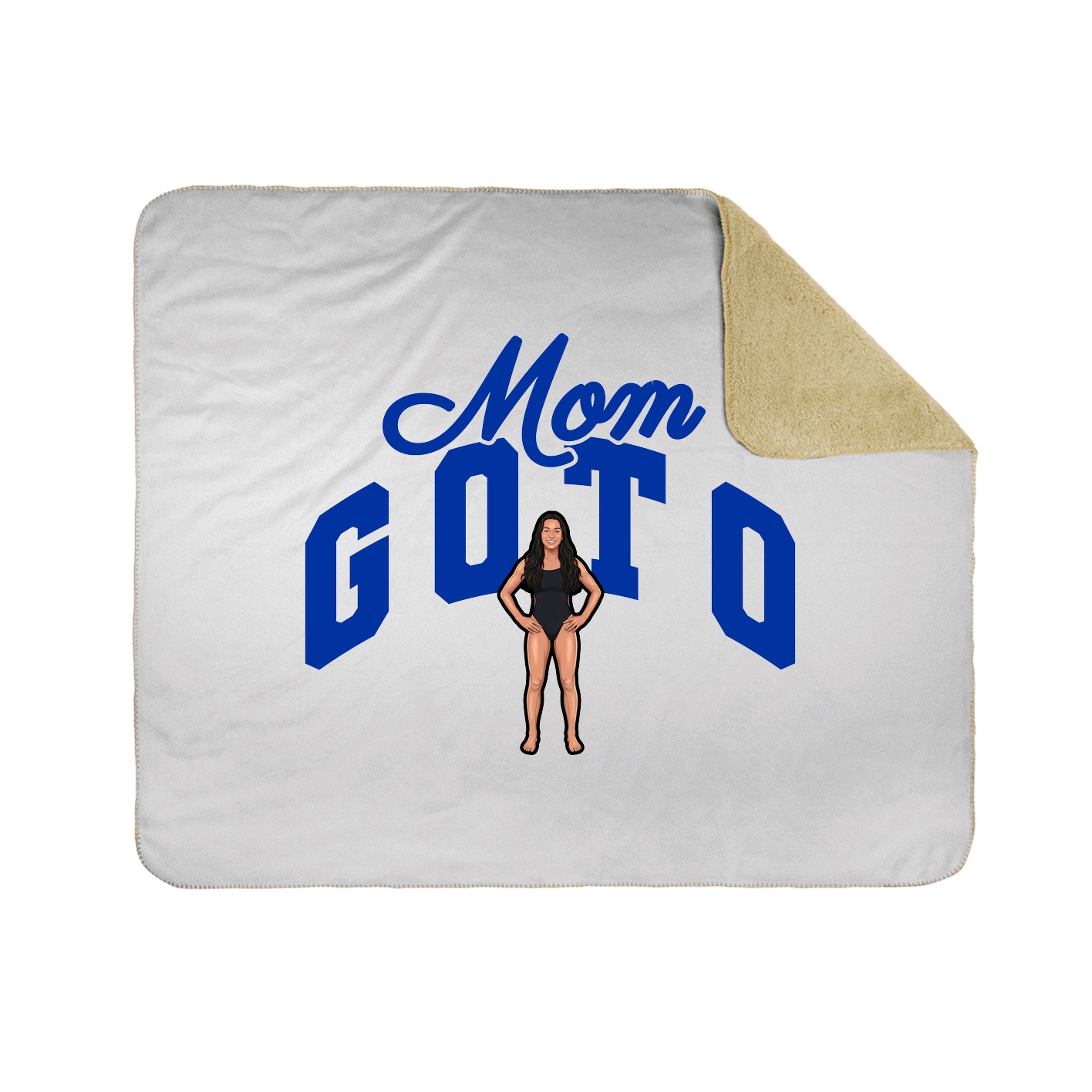 Throw Blanket — Mothers Day Arch in White