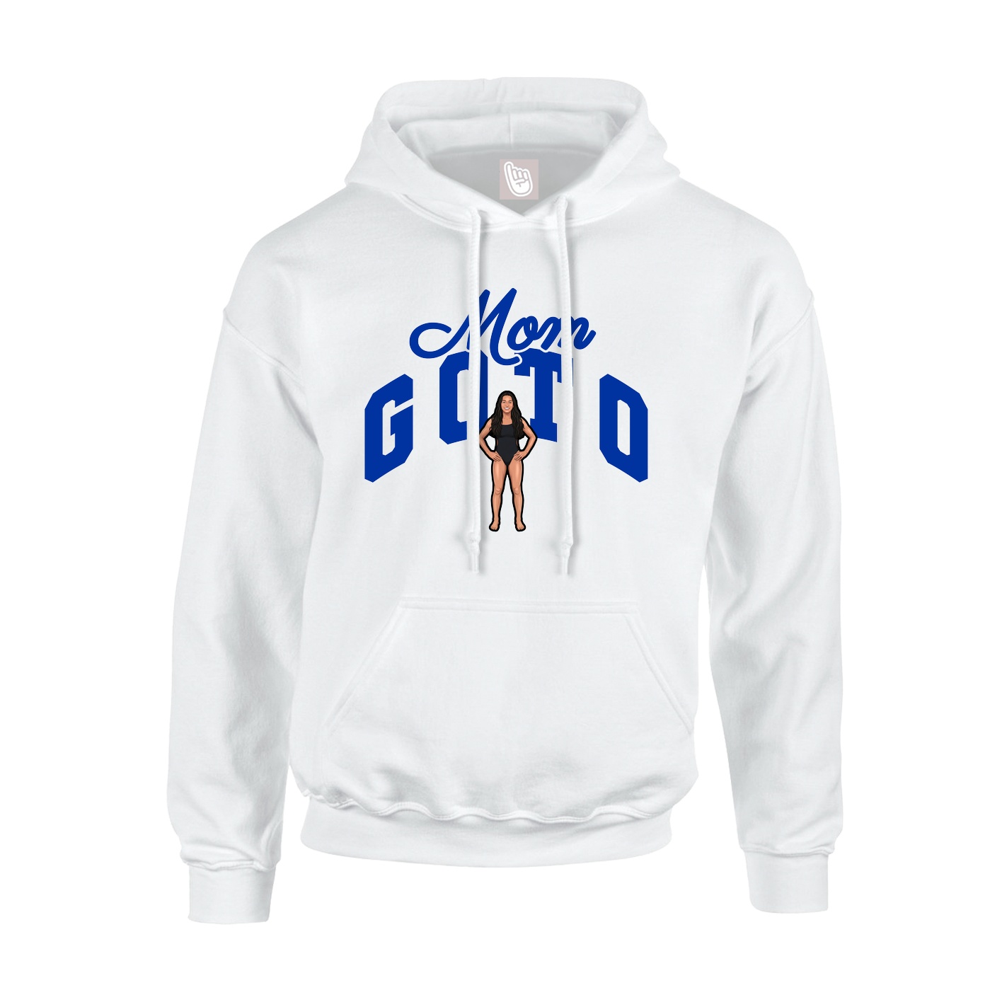 Hoodie — Mothers Day Arch in White