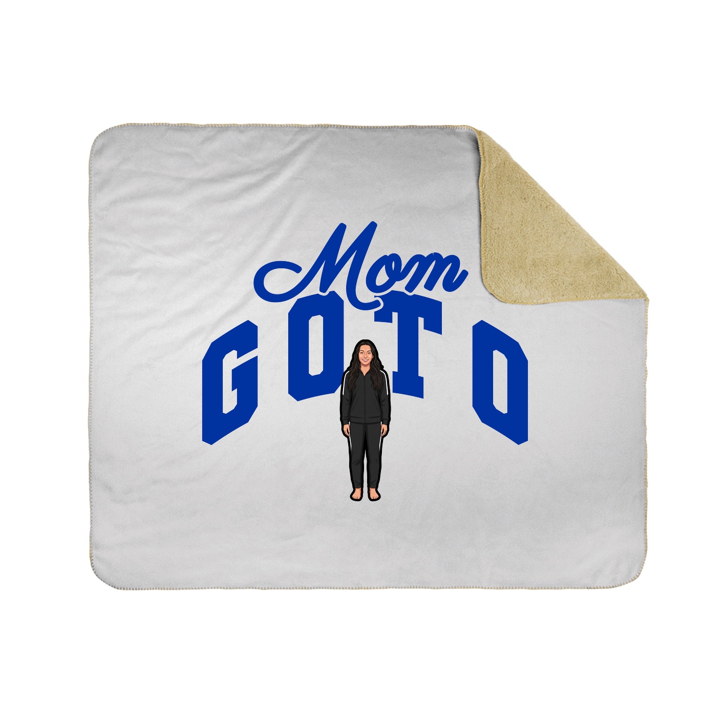 Throw Blanket — Mothers Day Arch in White