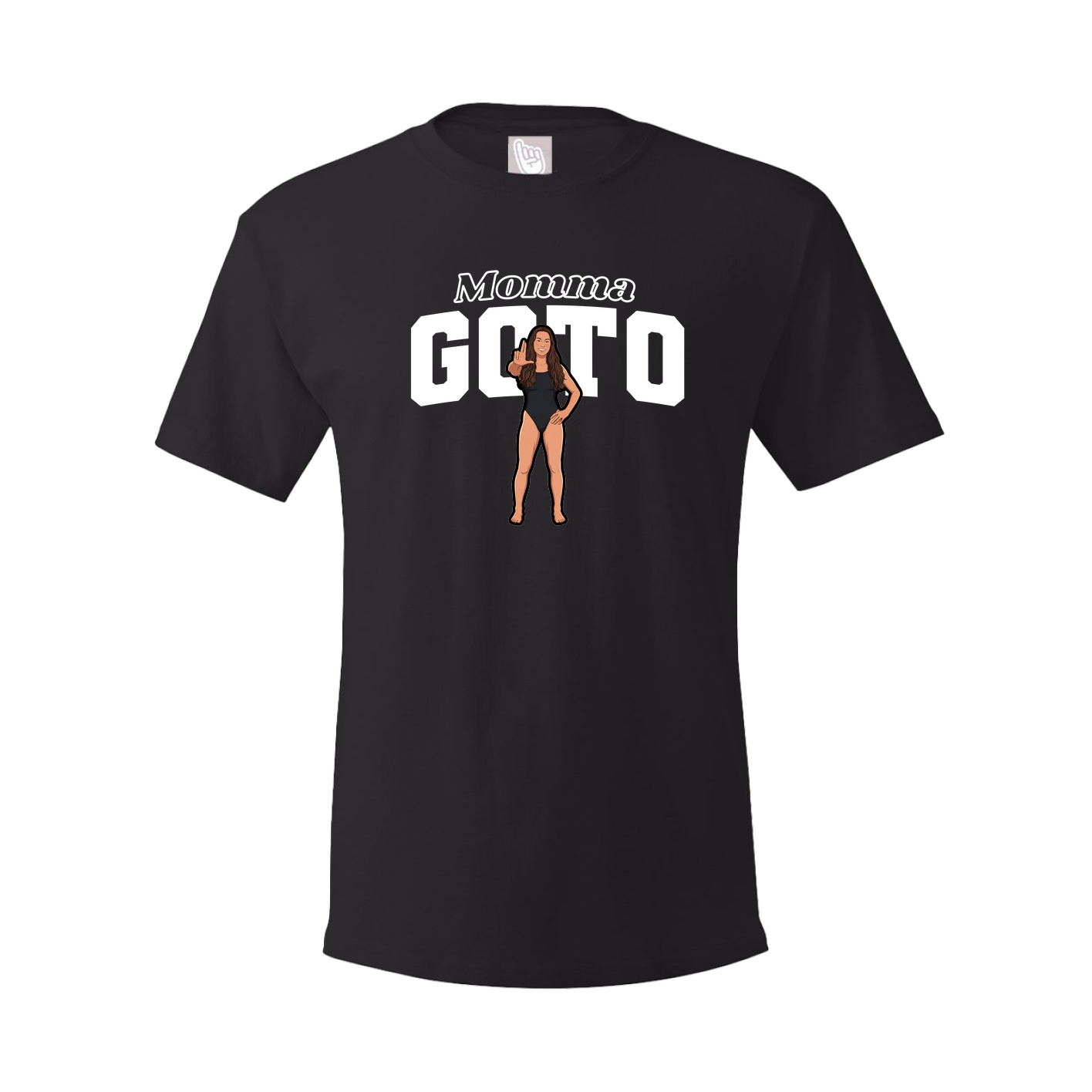 Youth Tee — Mothers Day Block in Black