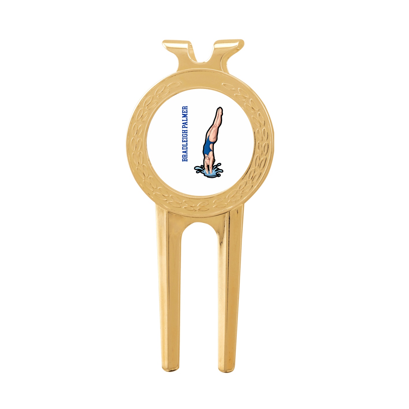 Divot Tool with Ball Marker — Name Vertical in Classic