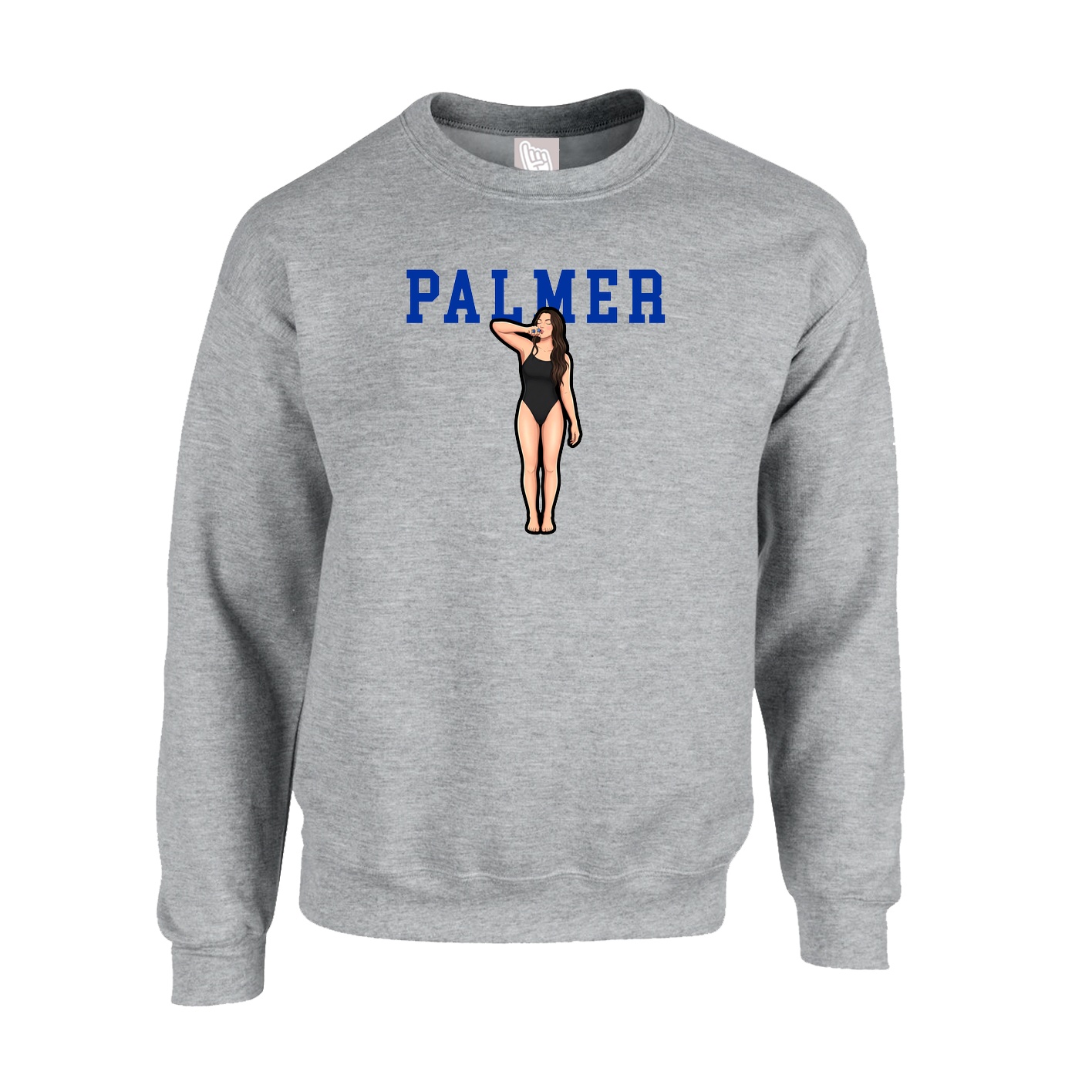 Fleece Crew — Shirsey in Grey