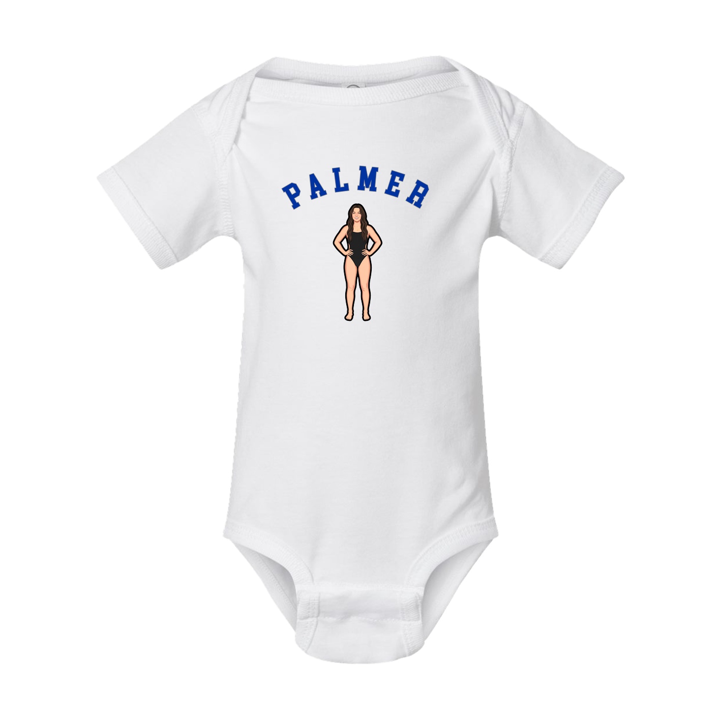 Baby Onesie — Shirsey Arch in White