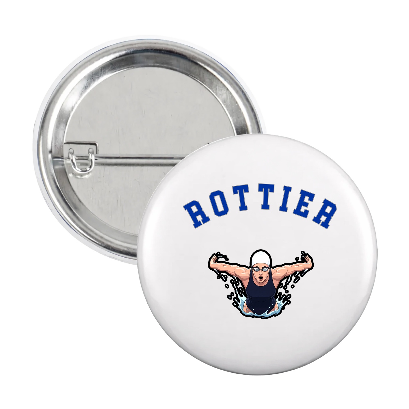 Game Day Button — Shirsey Arch in White
