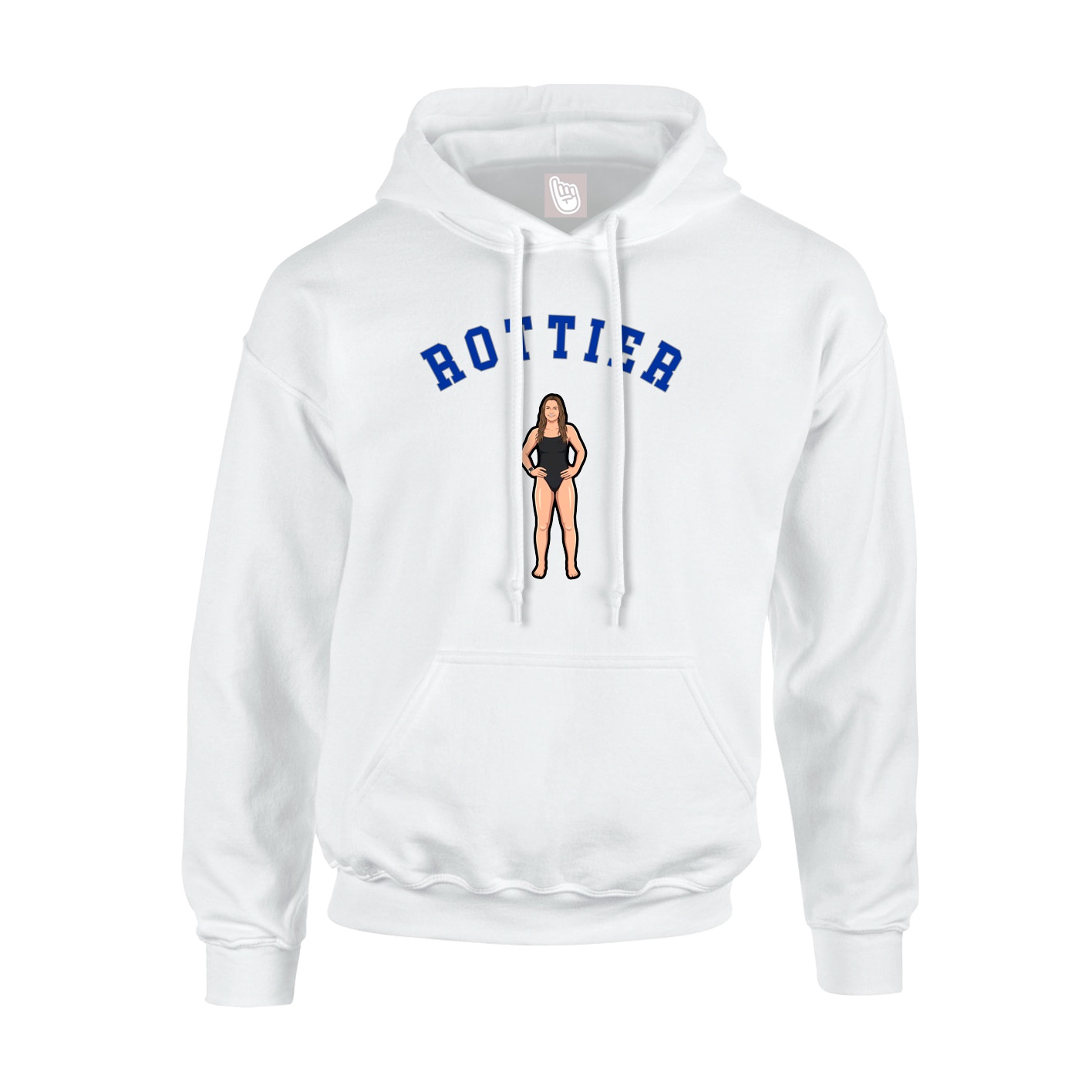 Youth Hoodie — Shirsey Arch in White
