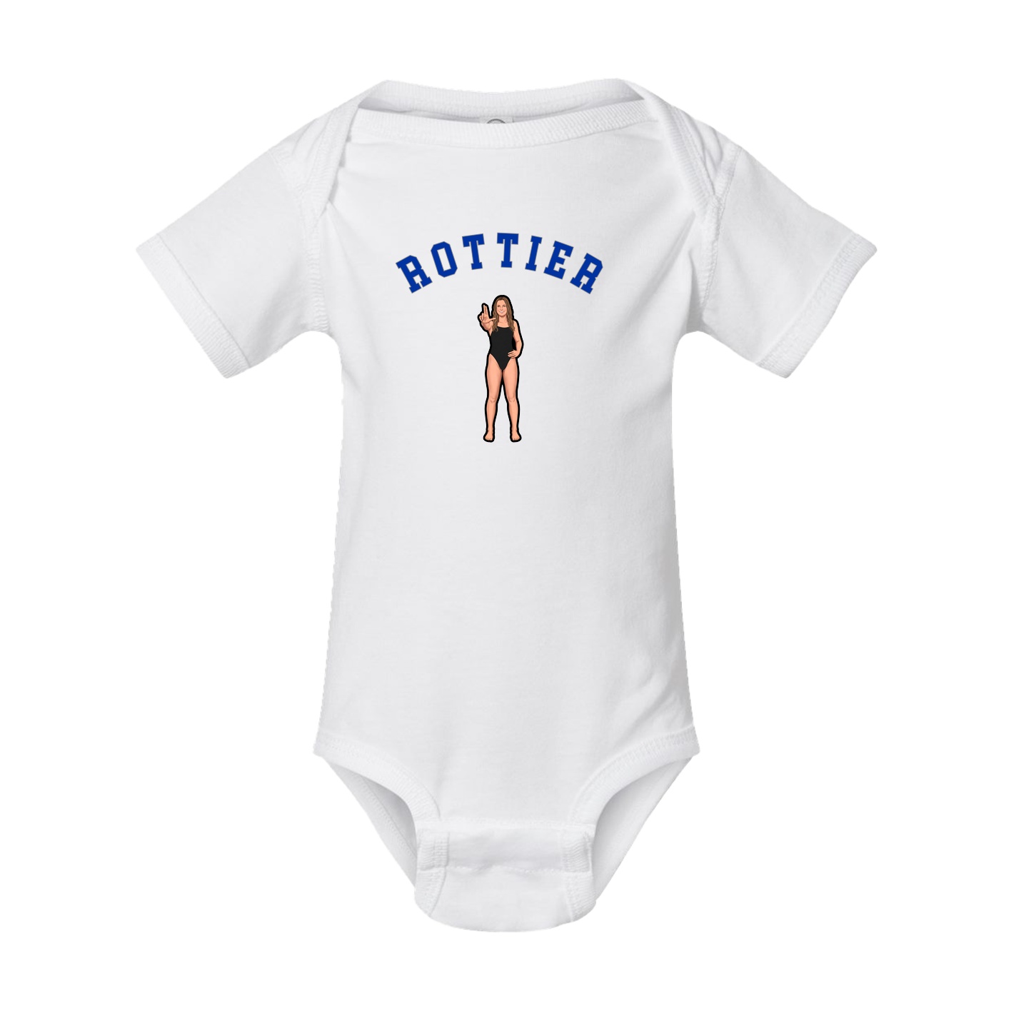 Baby Onesie — Shirsey Arch in White