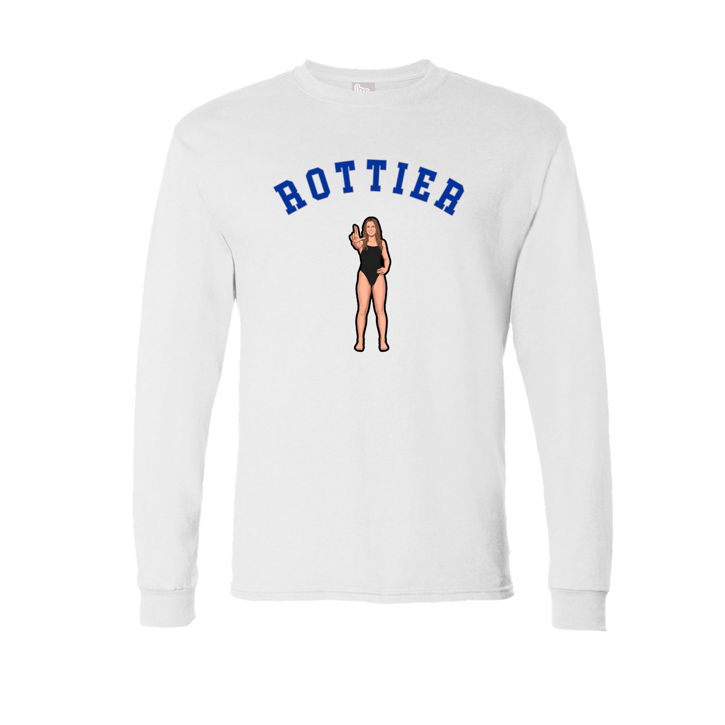 Long Sleeve Tee — Shirsey Arch in White