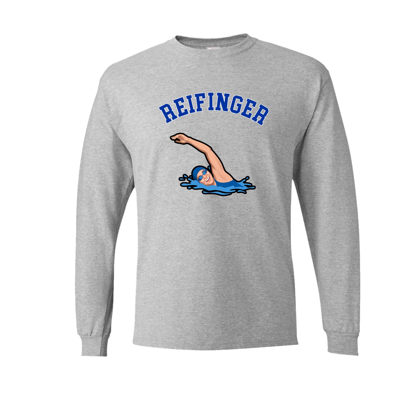Long Sleeve Tee — Shirsey Arch in Grey