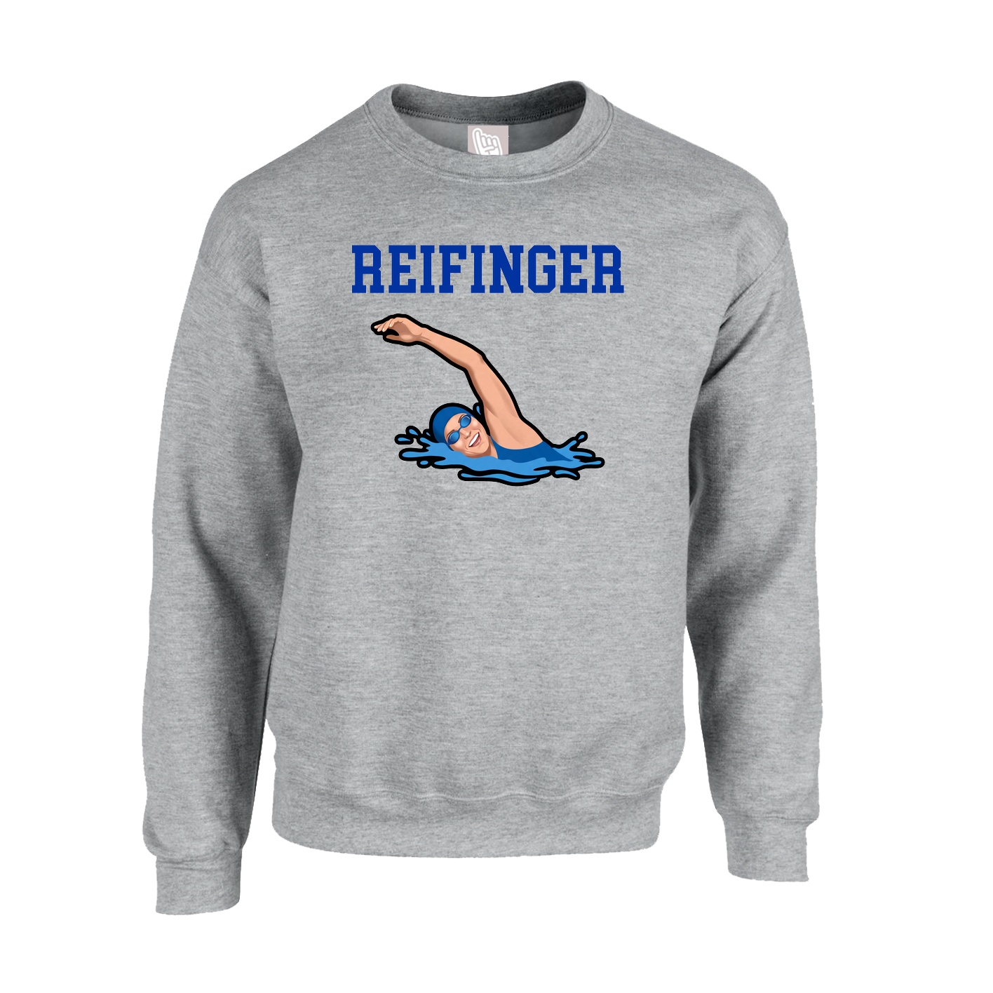 Fleece Crew — Shirsey in Grey