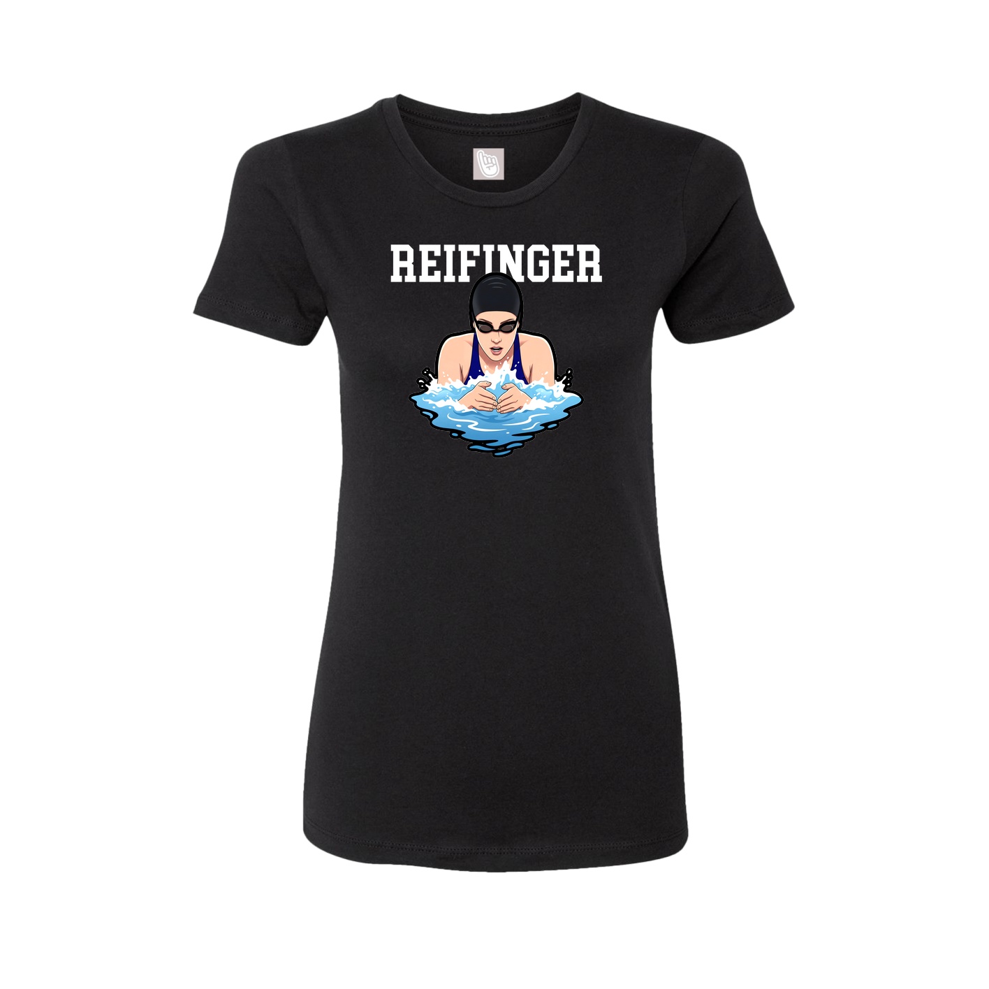 Fitted Women's Tee — Shirsey in Black