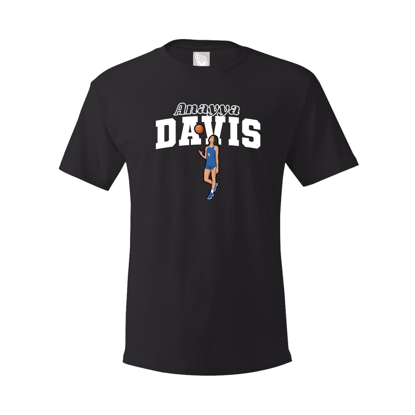 Youth Tee — Name Arch in Black