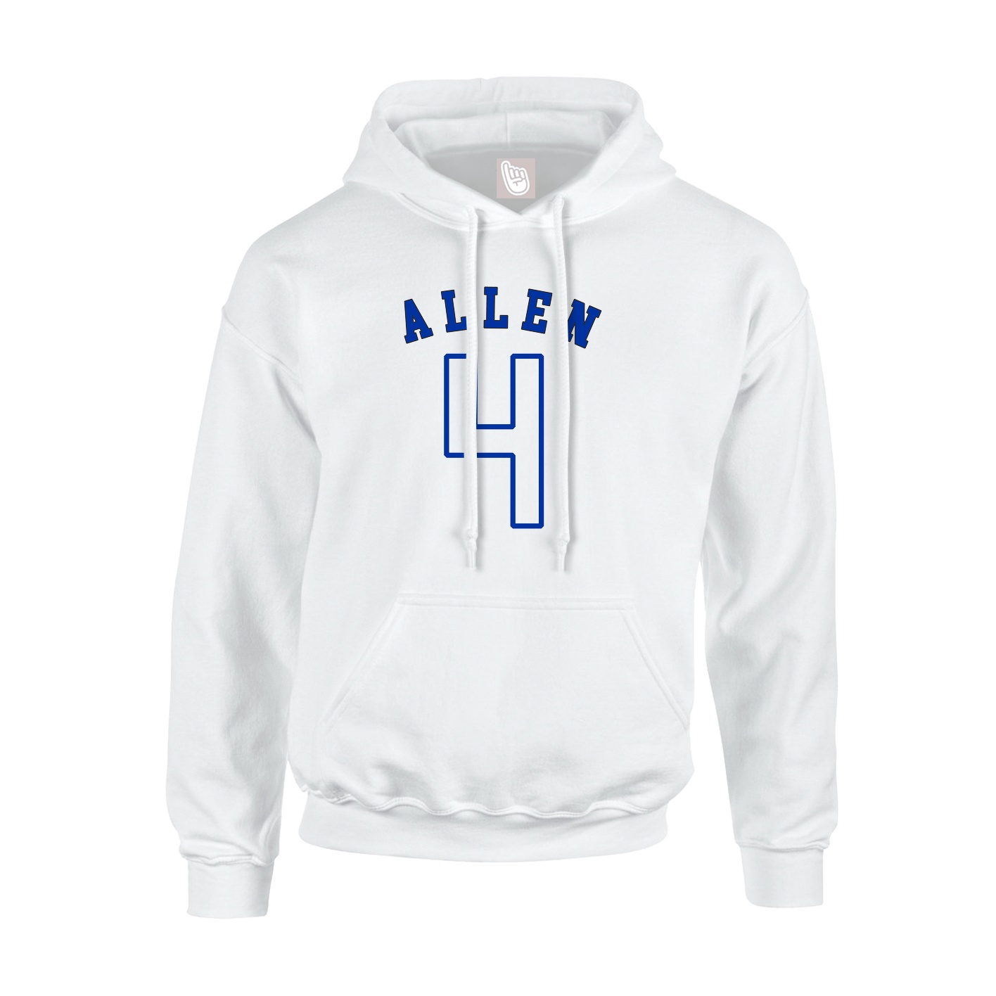 Hoodie — Shirsey Arch in White