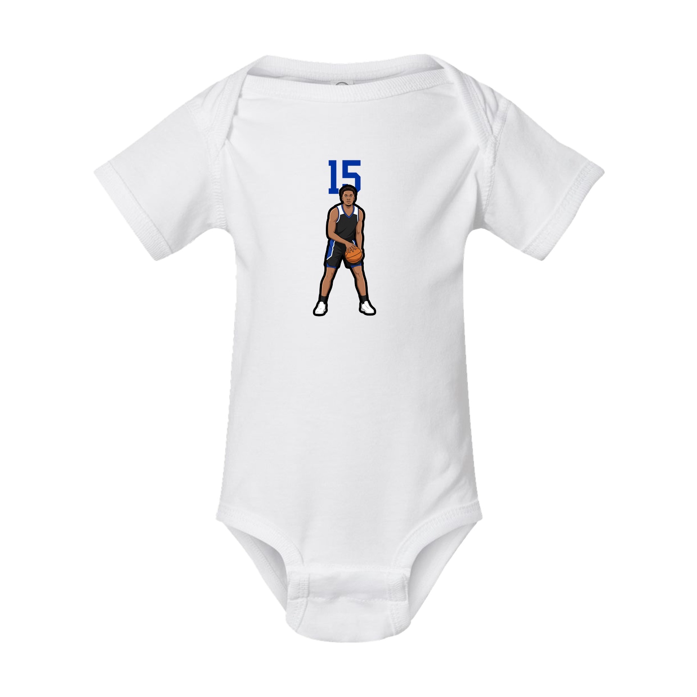 Baby Onesie — Number Top in White